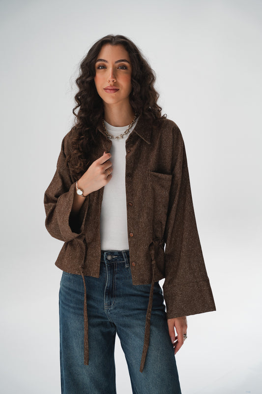 The Defined Shirt in Brown
