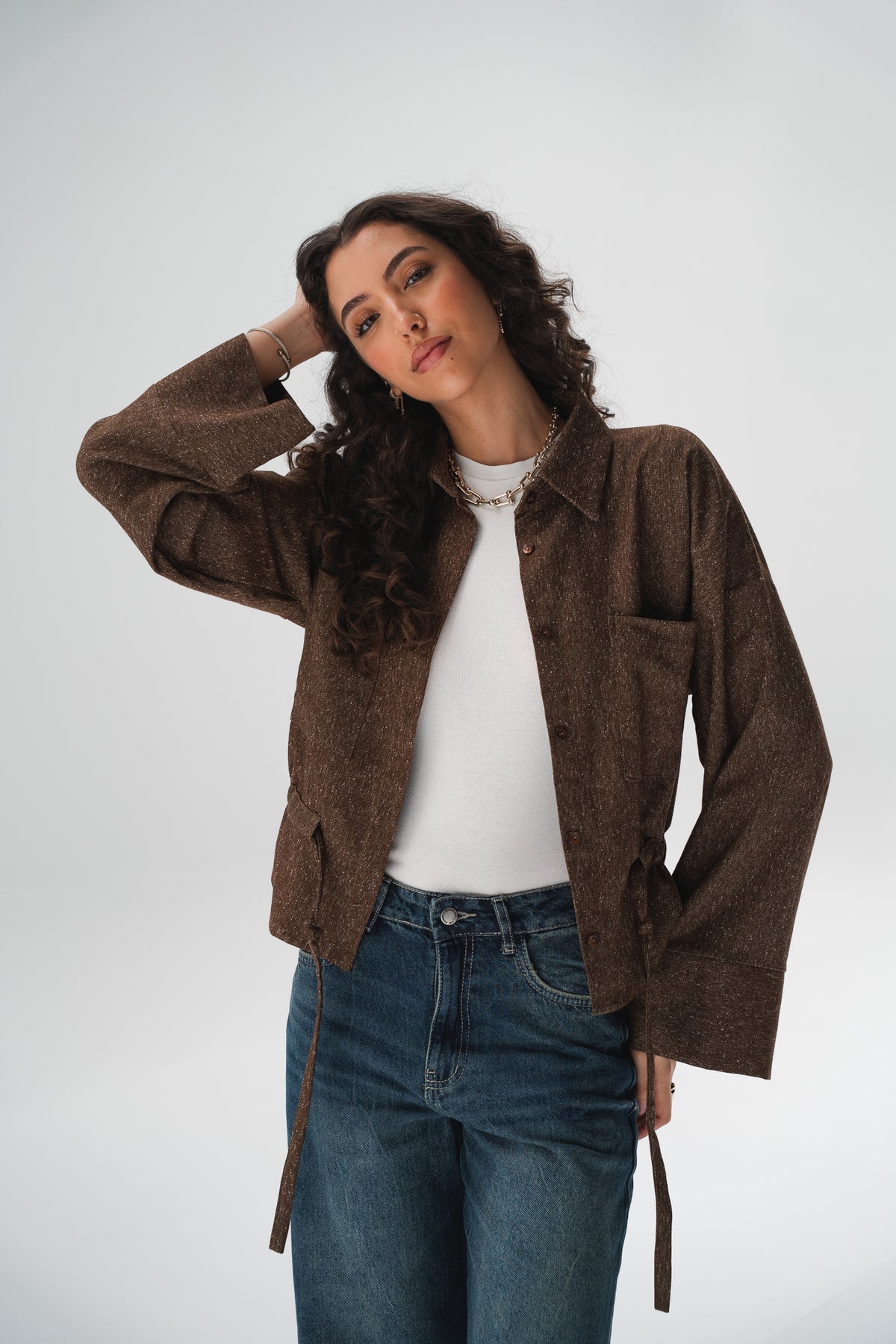 The Defined Shirt in Brown