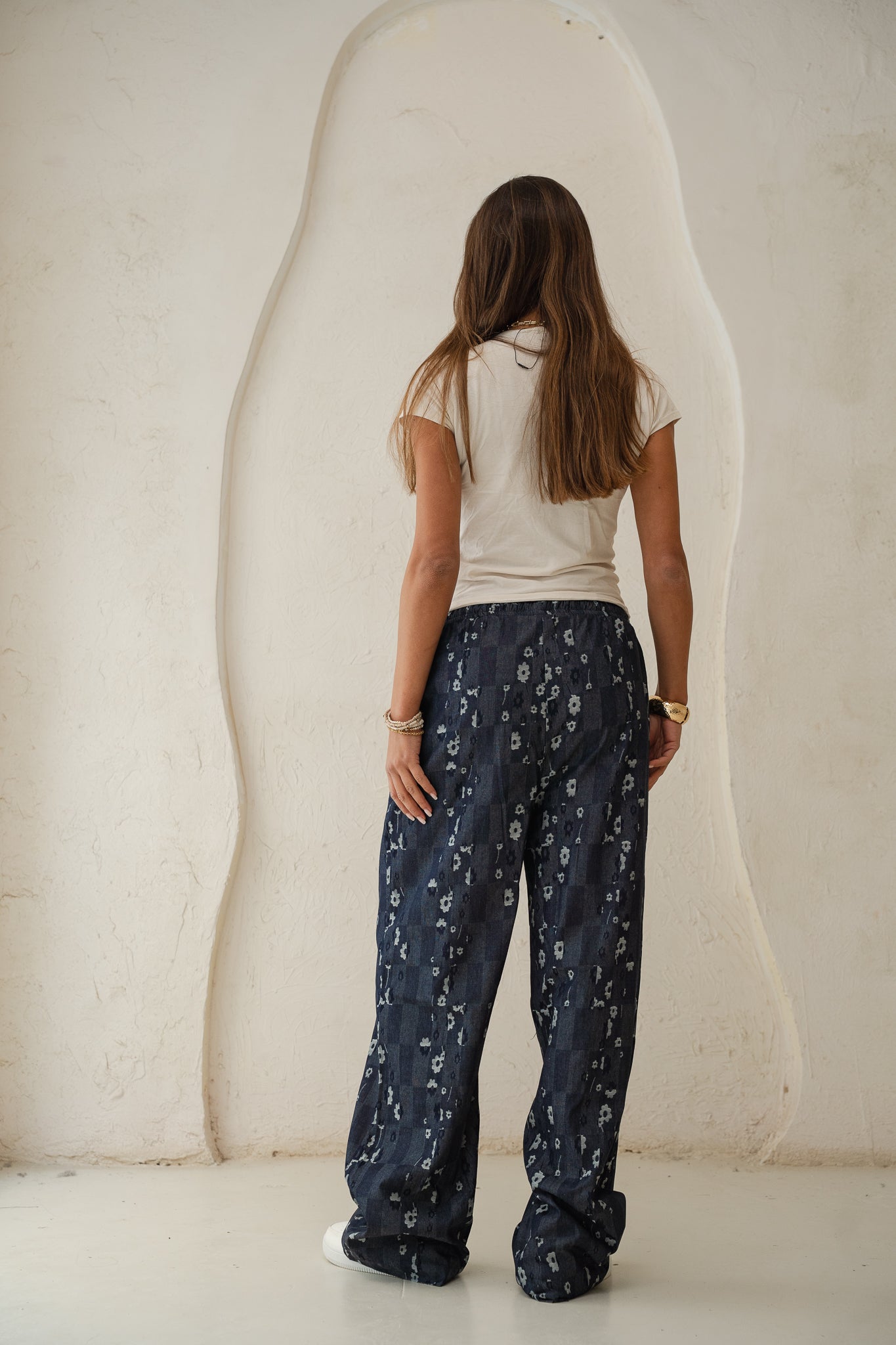 Bloom Pants in Blue denim