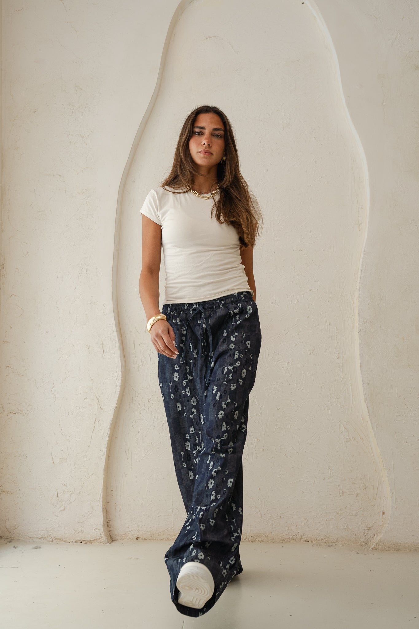 Bloom Pants in Blue denim