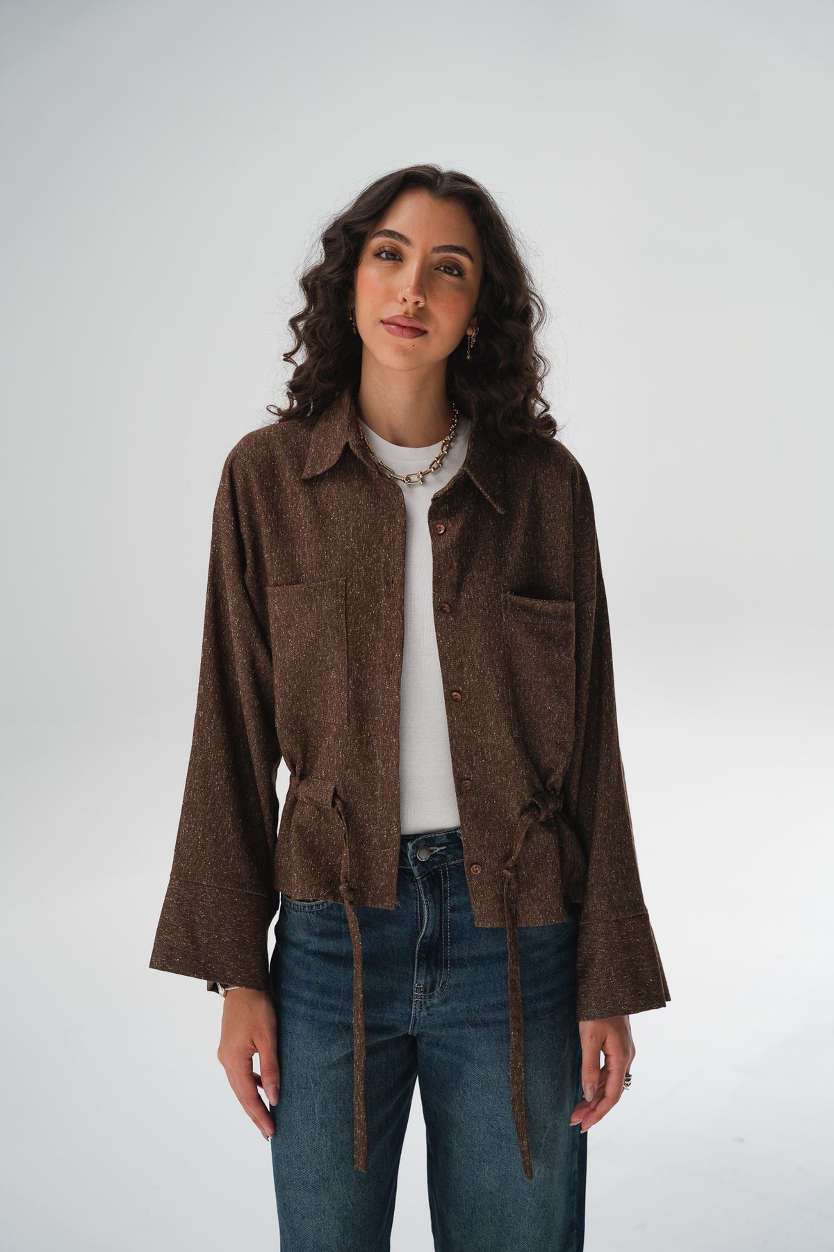 The Defined Shirt in Brown