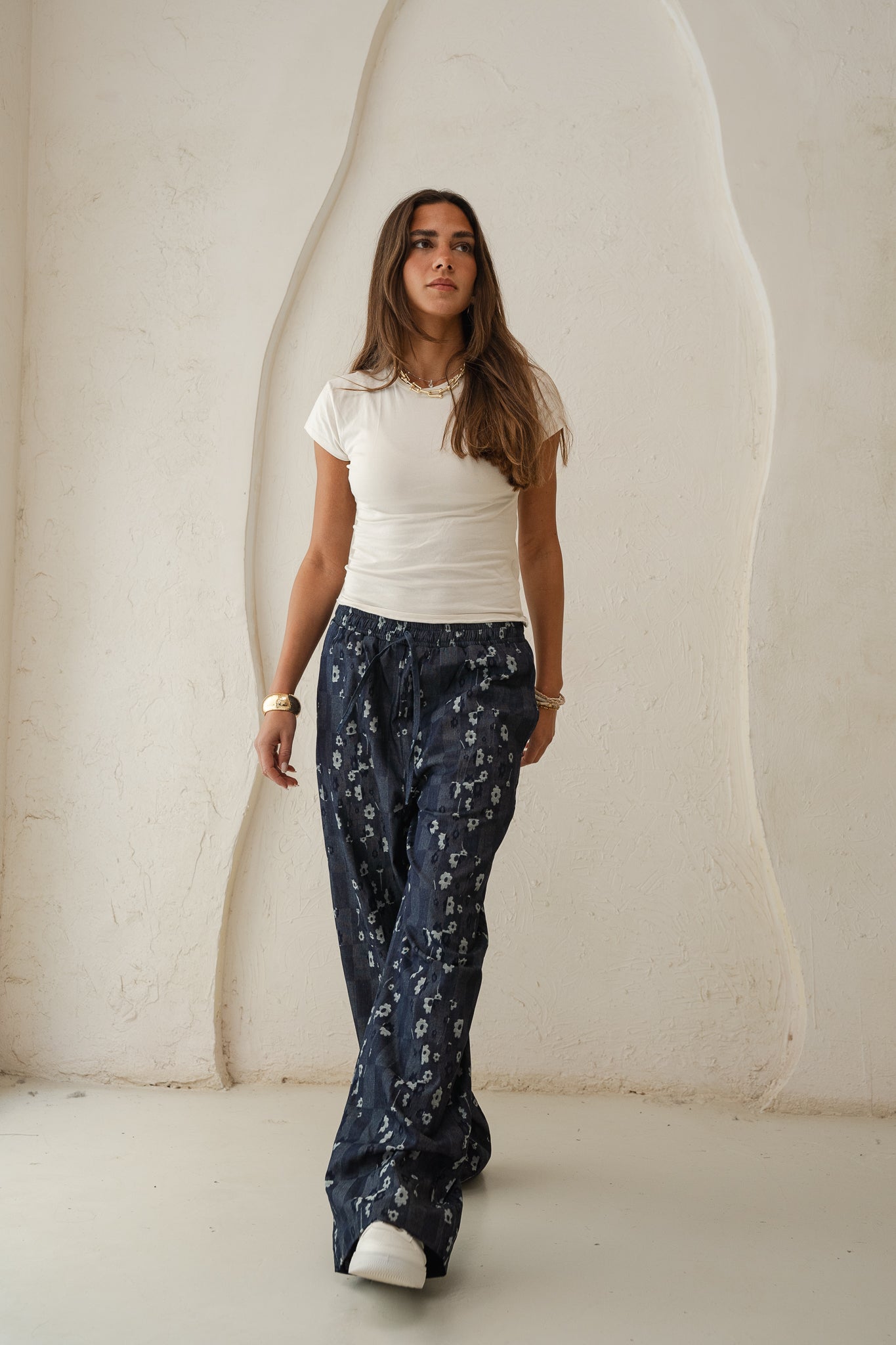 Bloom Pants in Blue denim
