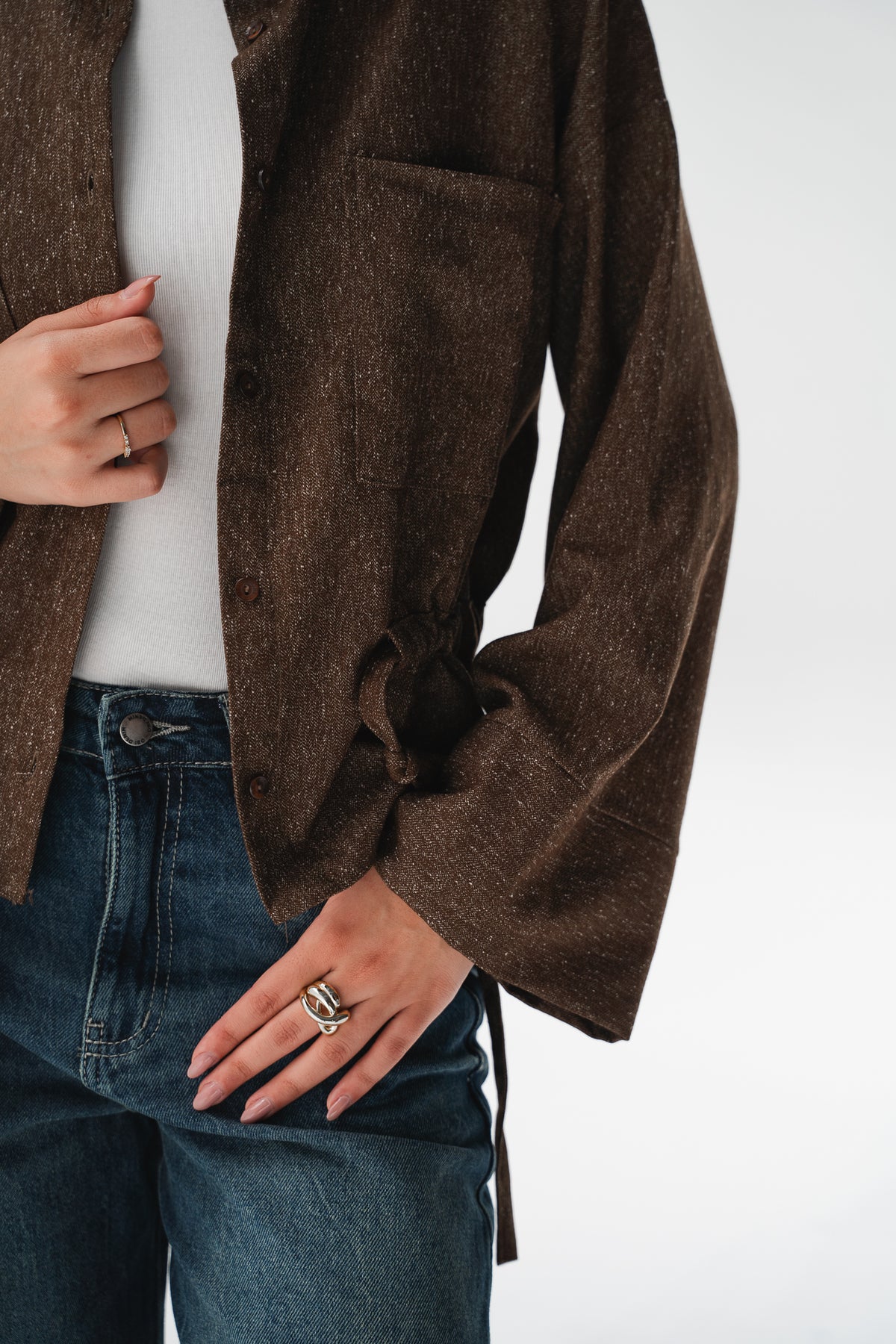 The Defined Shirt in Brown