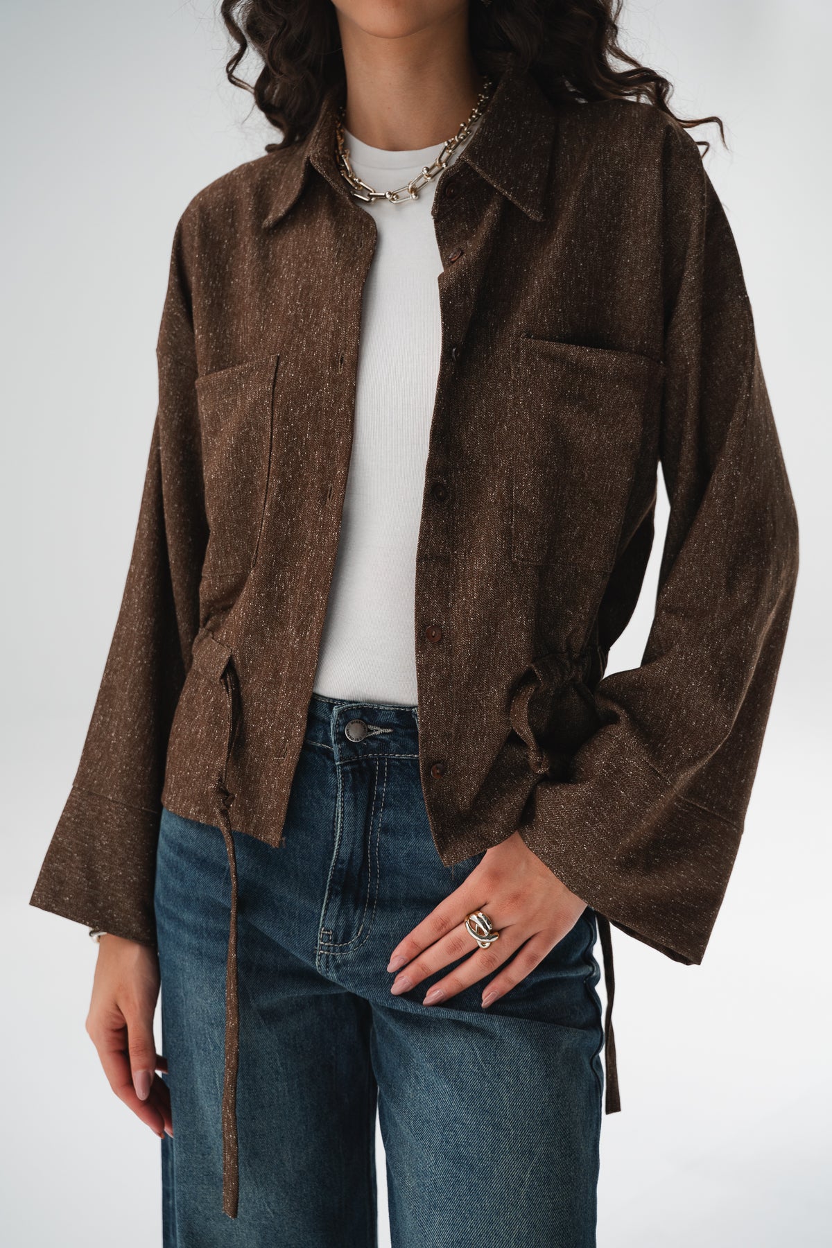 The Defined Shirt in Brown