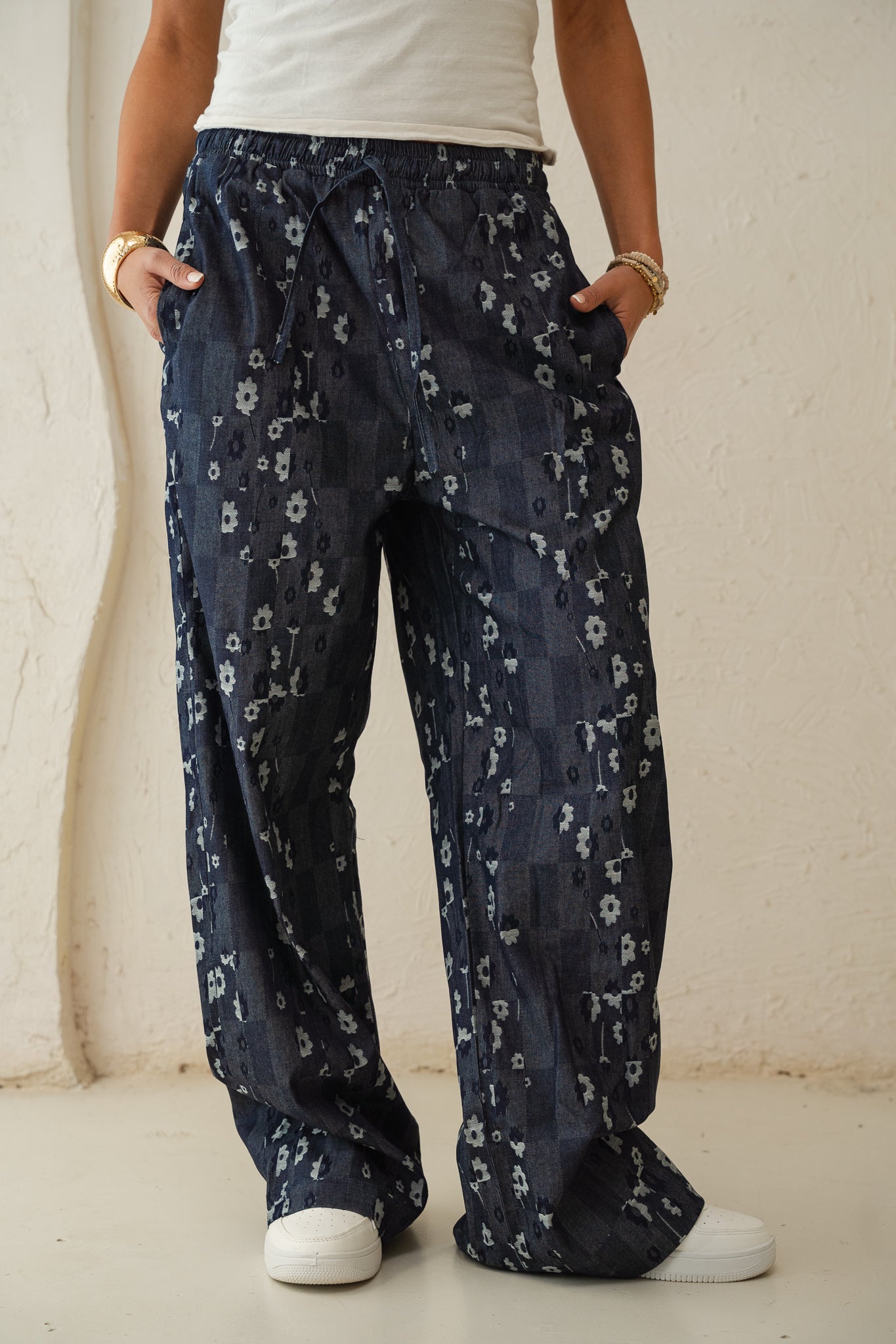Bloom Pants in Blue denim