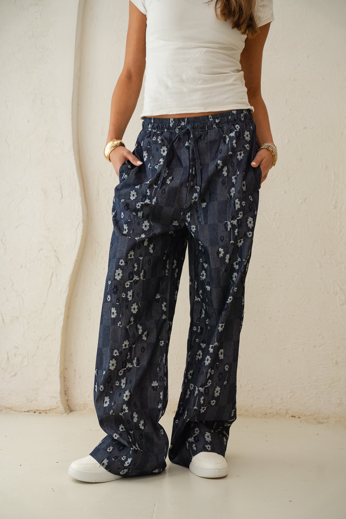 Bloom Pants in Blue denim