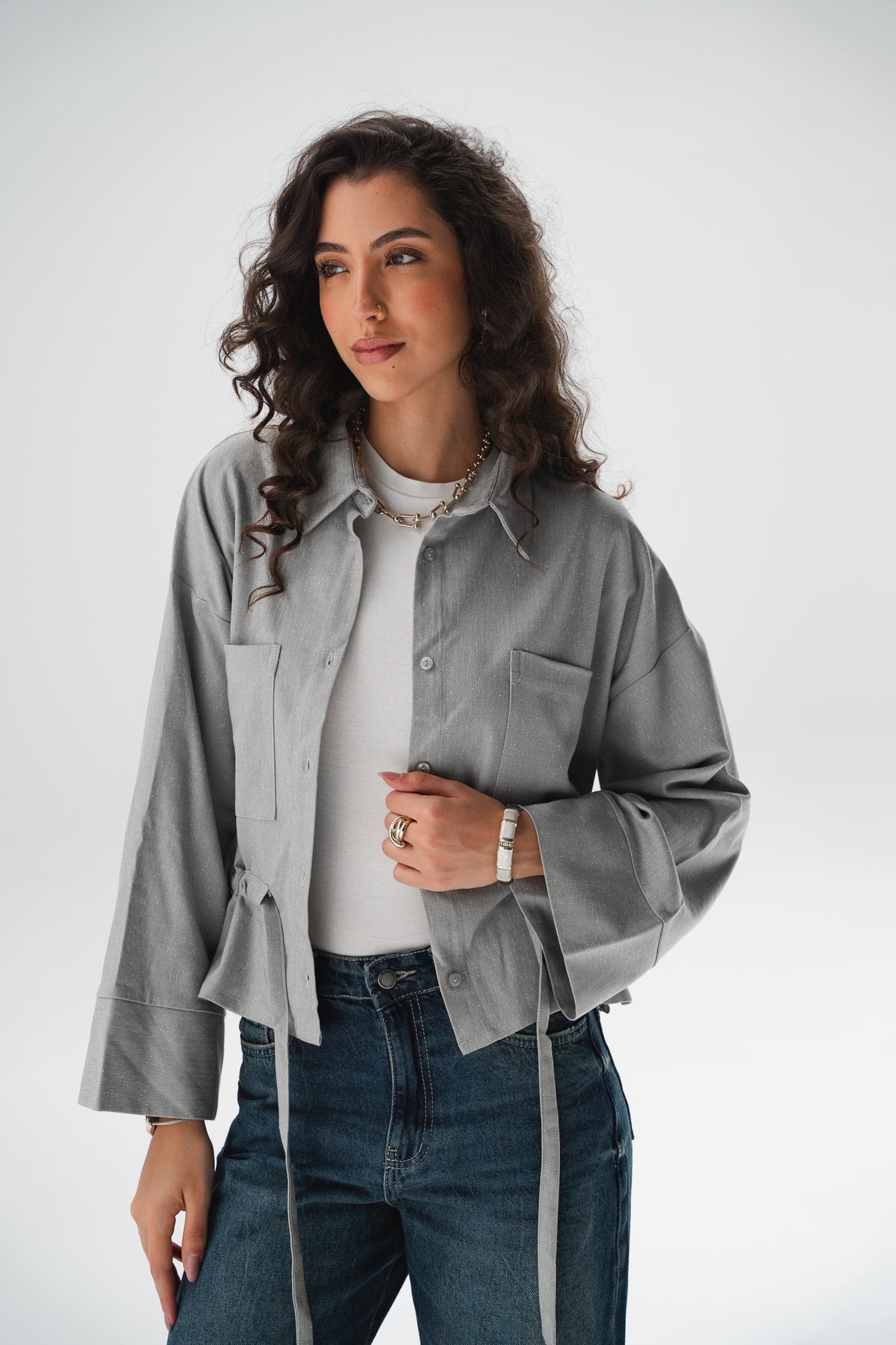 The Defined Shirt in Grey