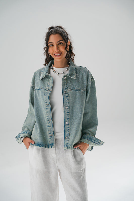 Dreamer Studded Denim Jacket