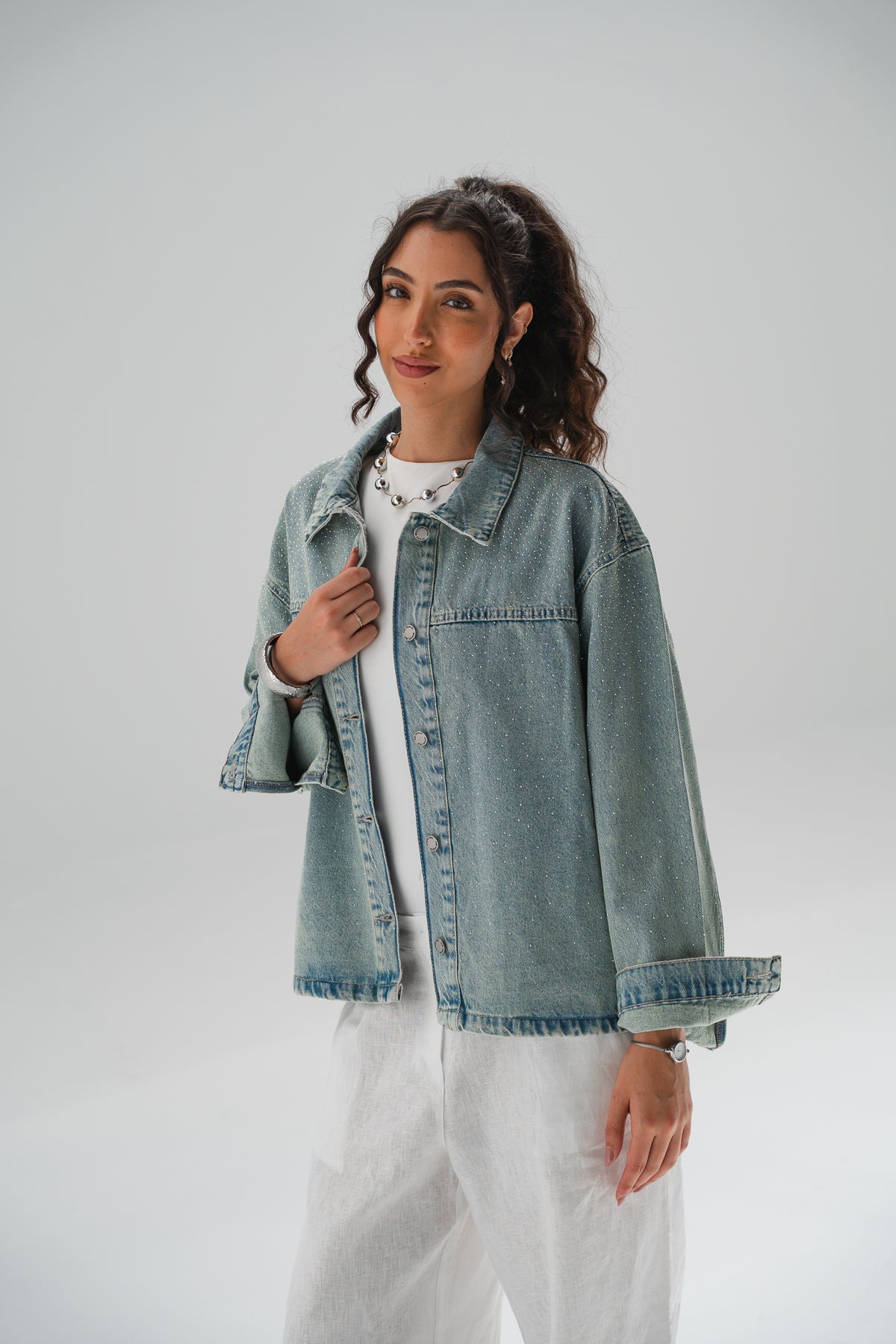 Dreamer Studded Denim Jacket