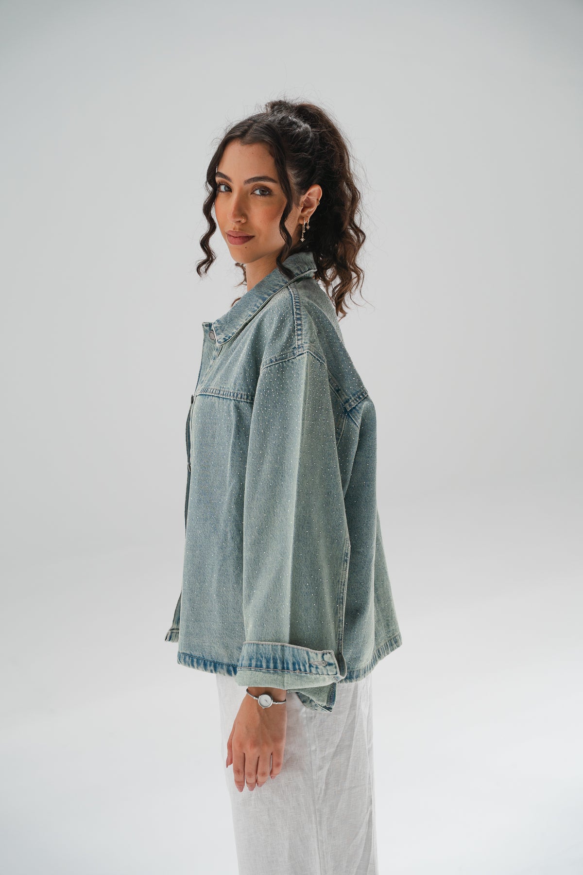 Dreamer Studded Denim Jacket