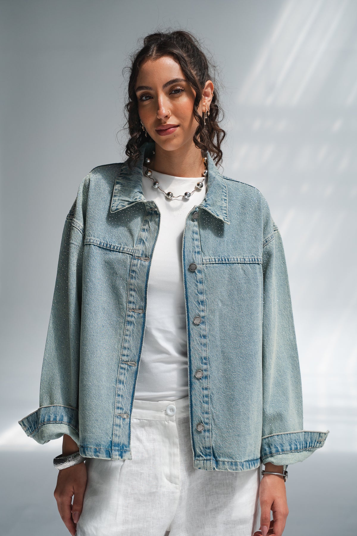 Dreamer Studded Denim Jacket