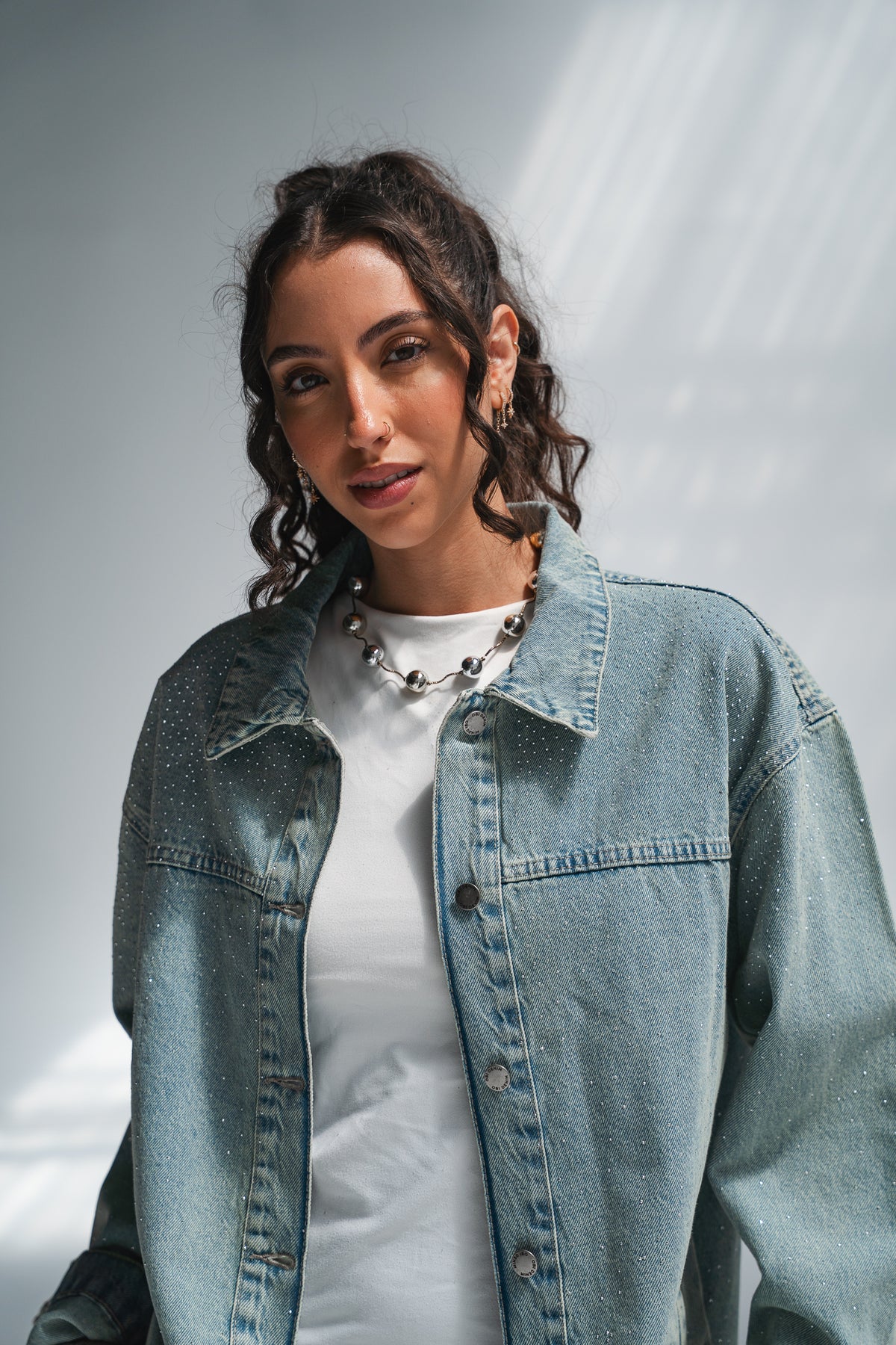 Dreamer Studded Denim Jacket