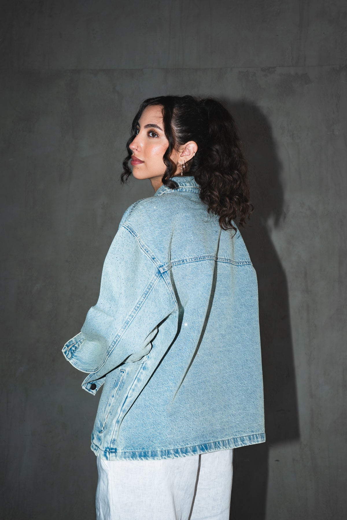 Dreamer Studded Denim Jacket