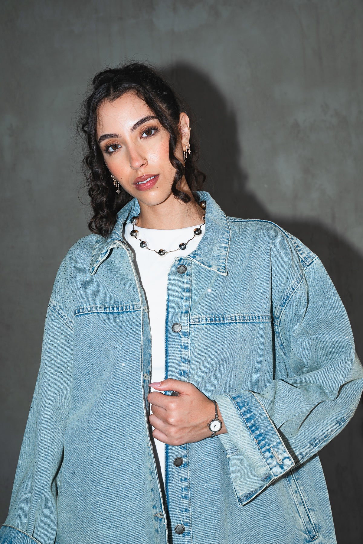 Dreamer Studded Denim Jacket
