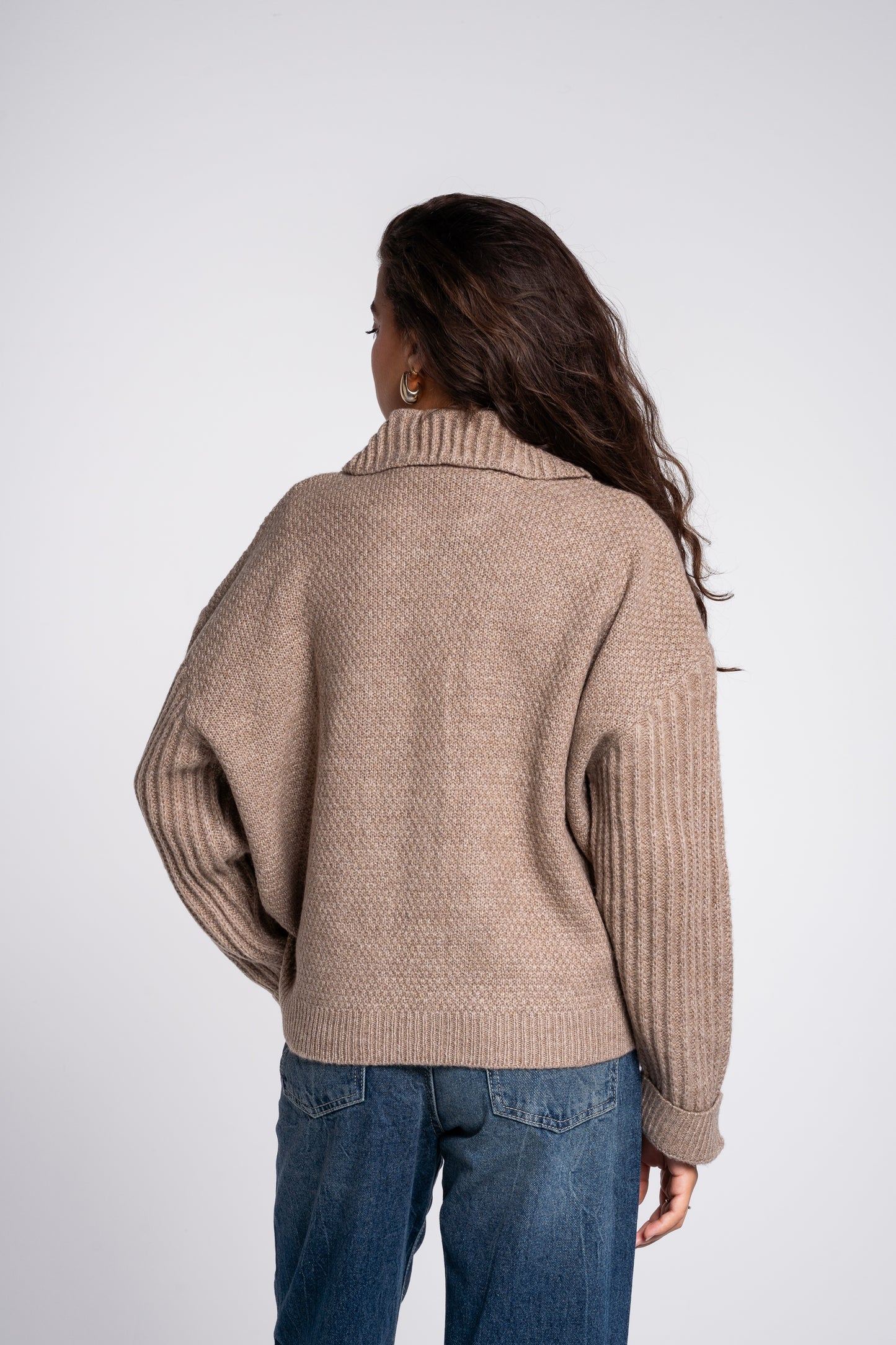 The Woods Cardigan in Cafe
