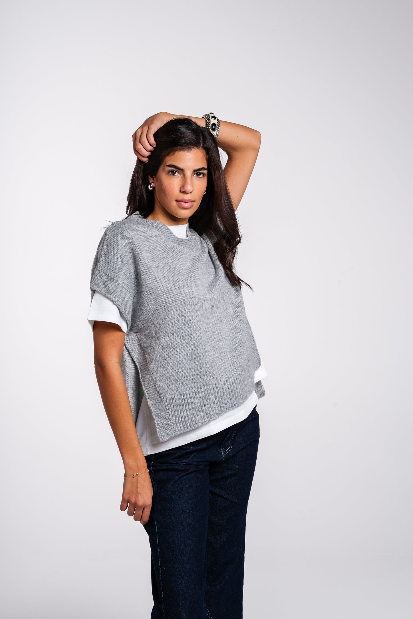 Last Call Vest in Grey