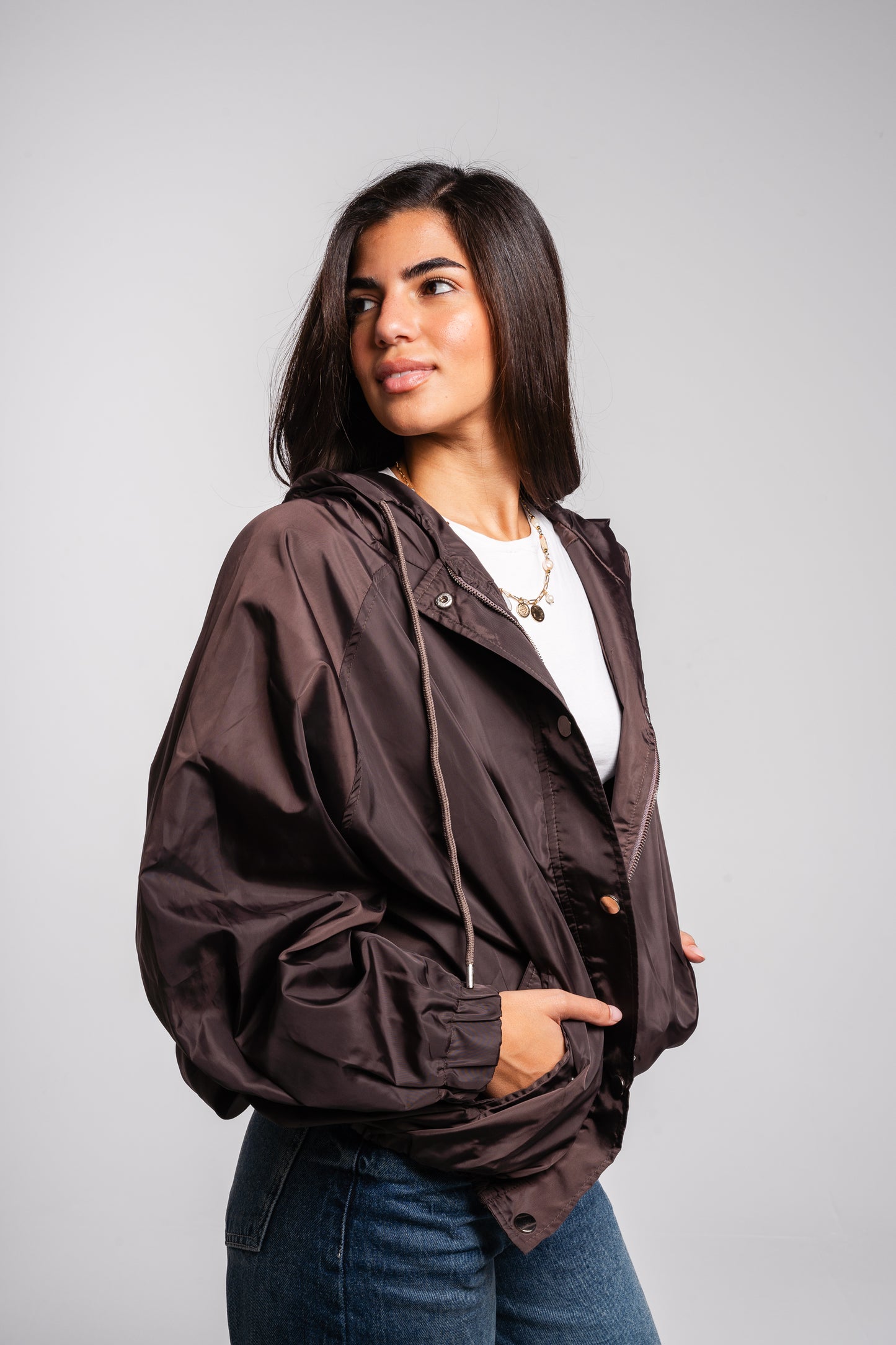 Waterproof Jacket in Brown
