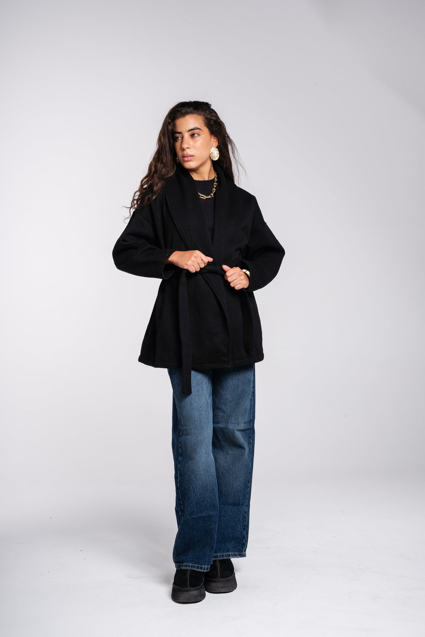 Forever yours jacket in Black
