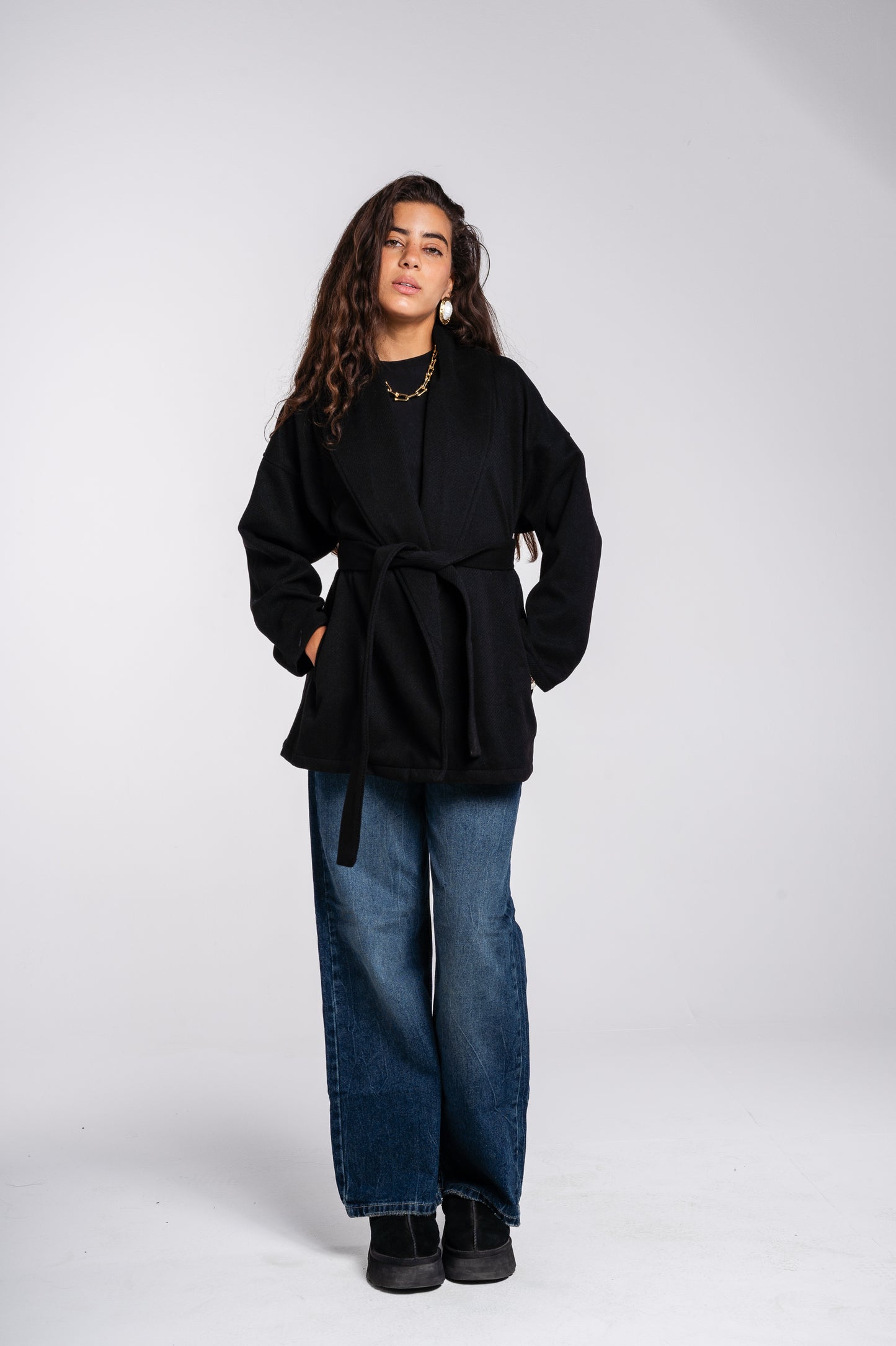 Forever yours jacket in Black