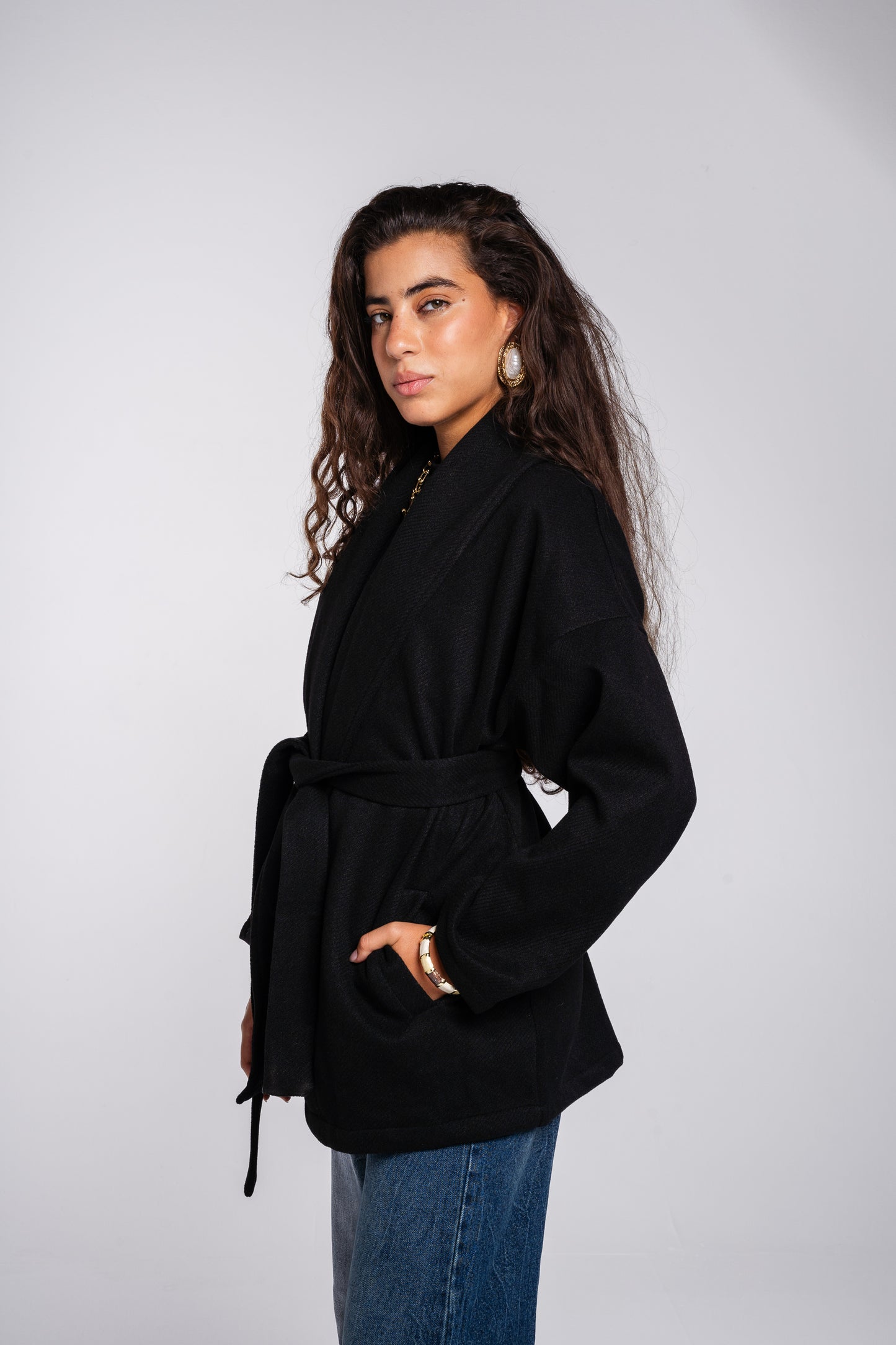 Forever yours jacket in Black