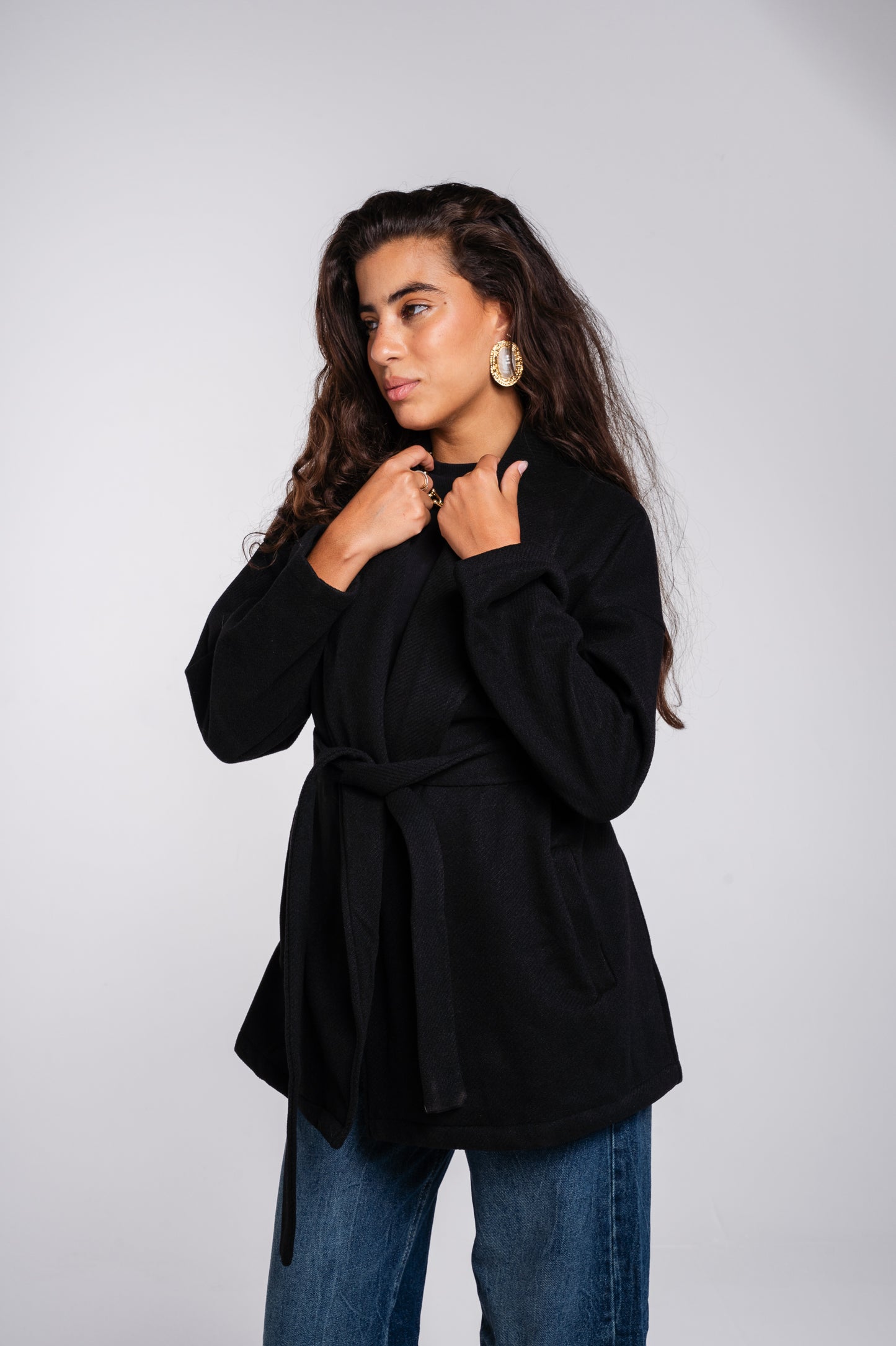 Forever yours jacket in Black