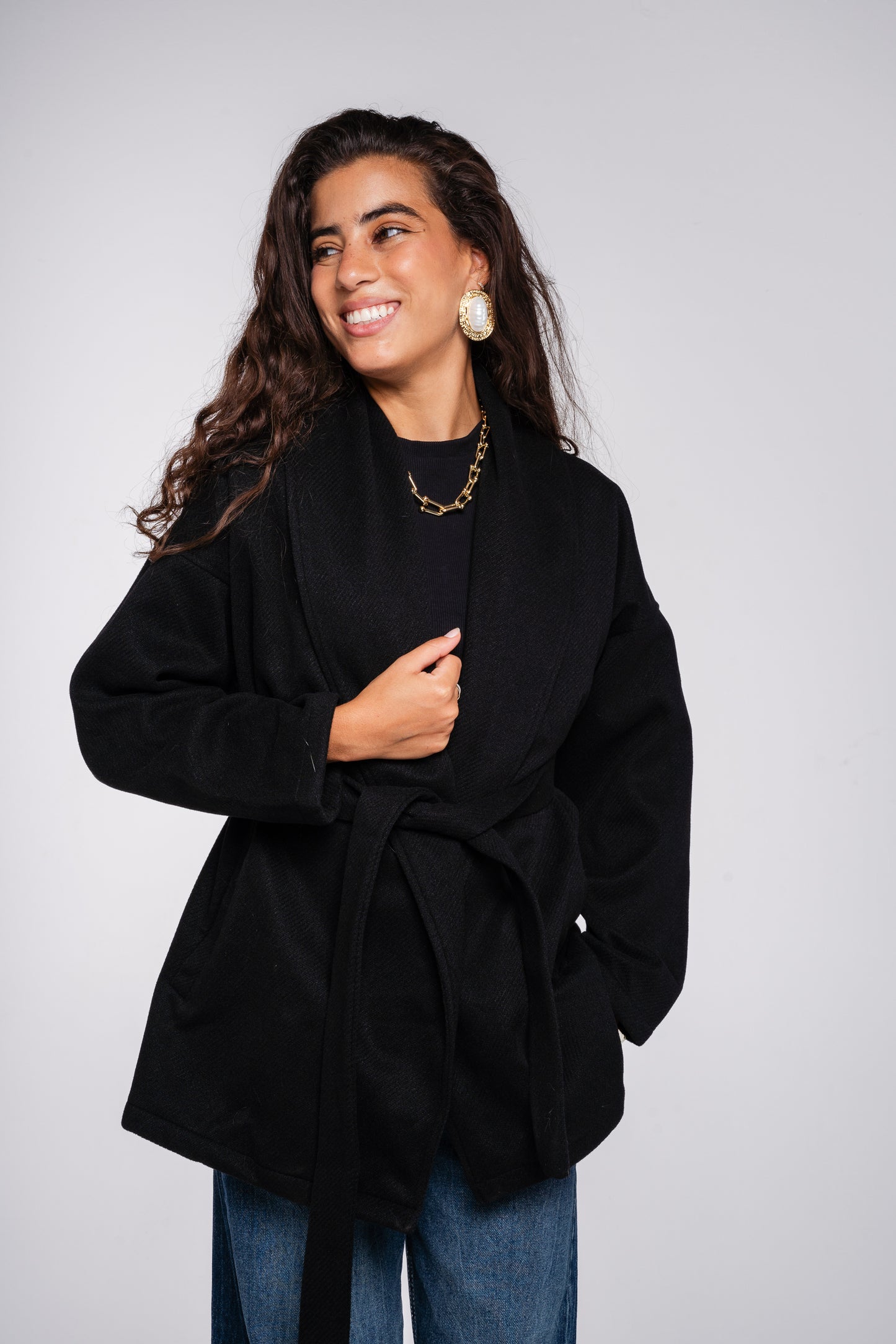 Forever yours jacket in Black