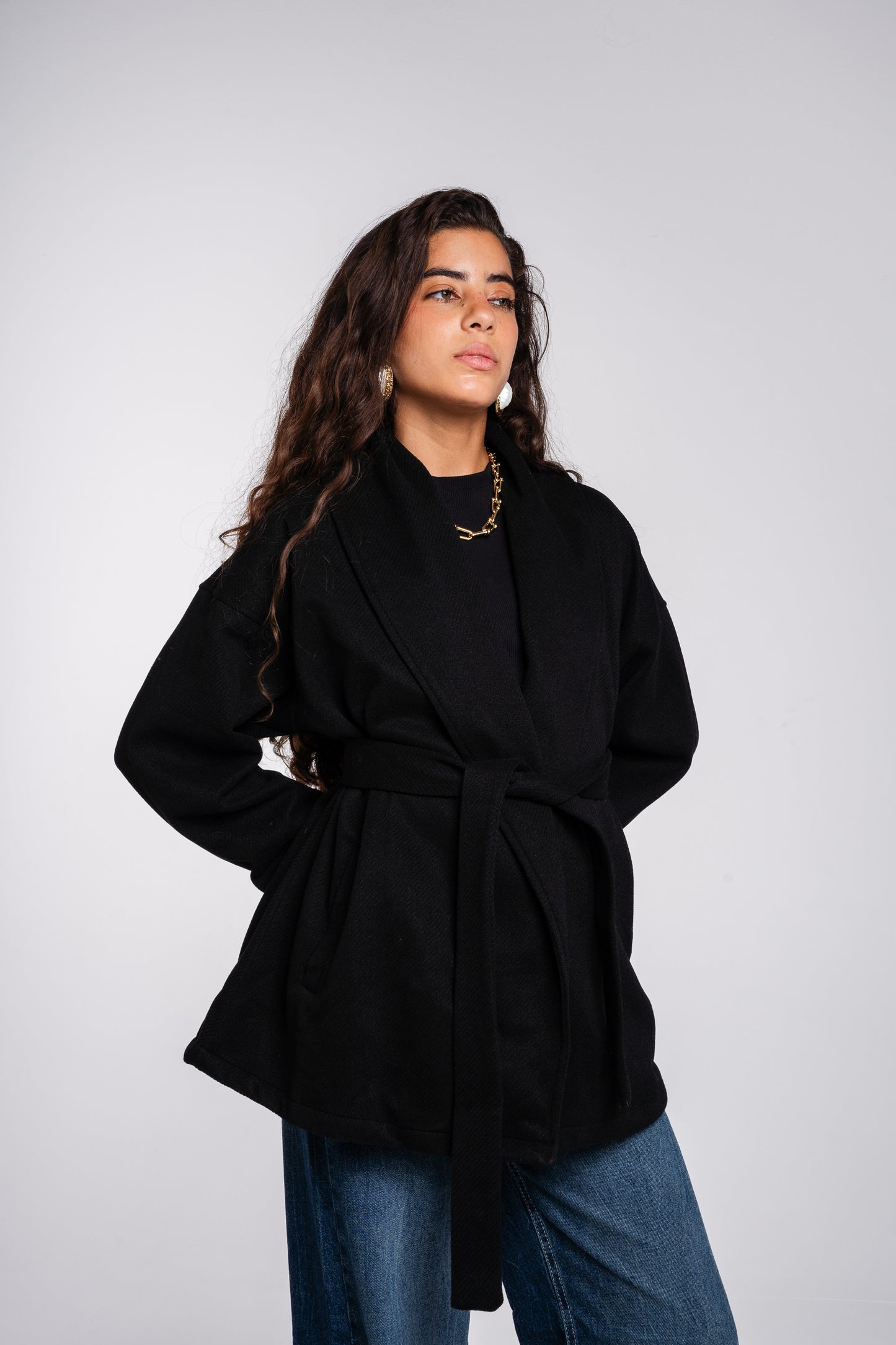 Forever yours jacket in Black