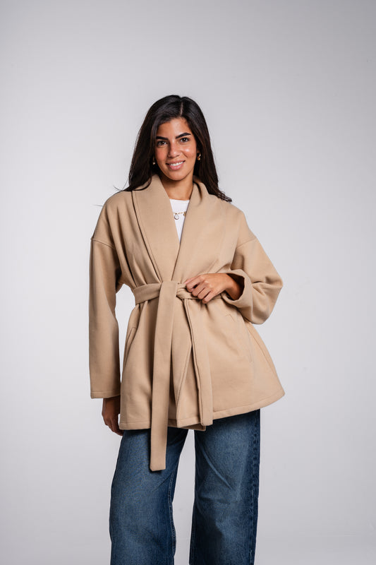 Forever yours jacket in Beige