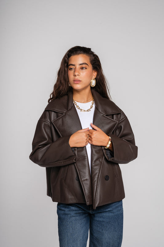 After Glow Jacket in Brown