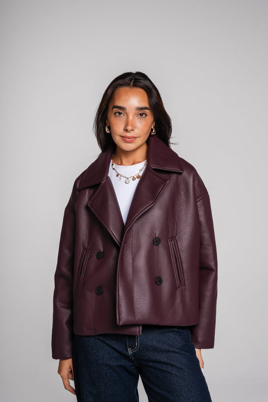 After Glow Jacket in Burgundy