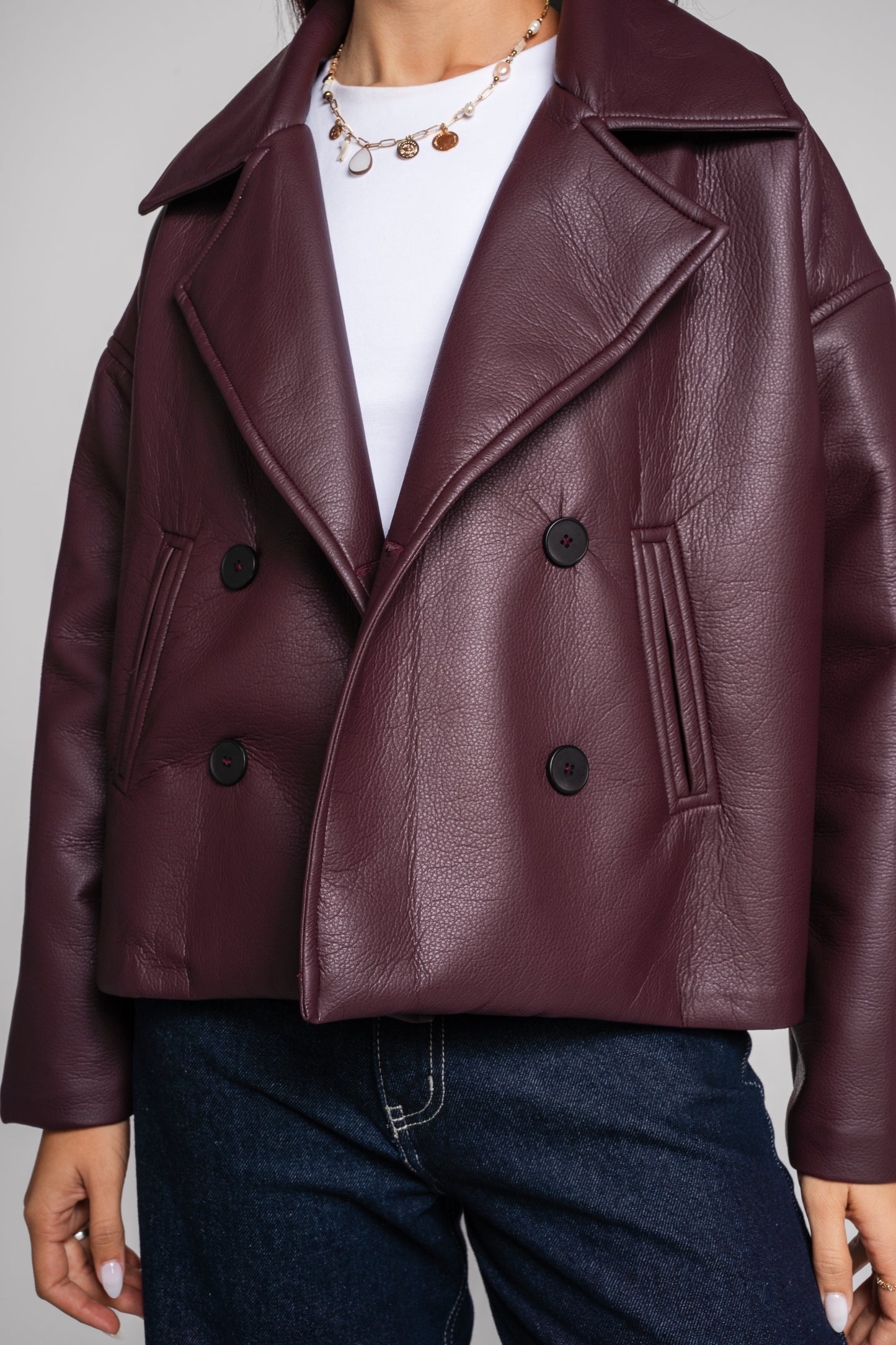 After Glow Jacket in Burgundy