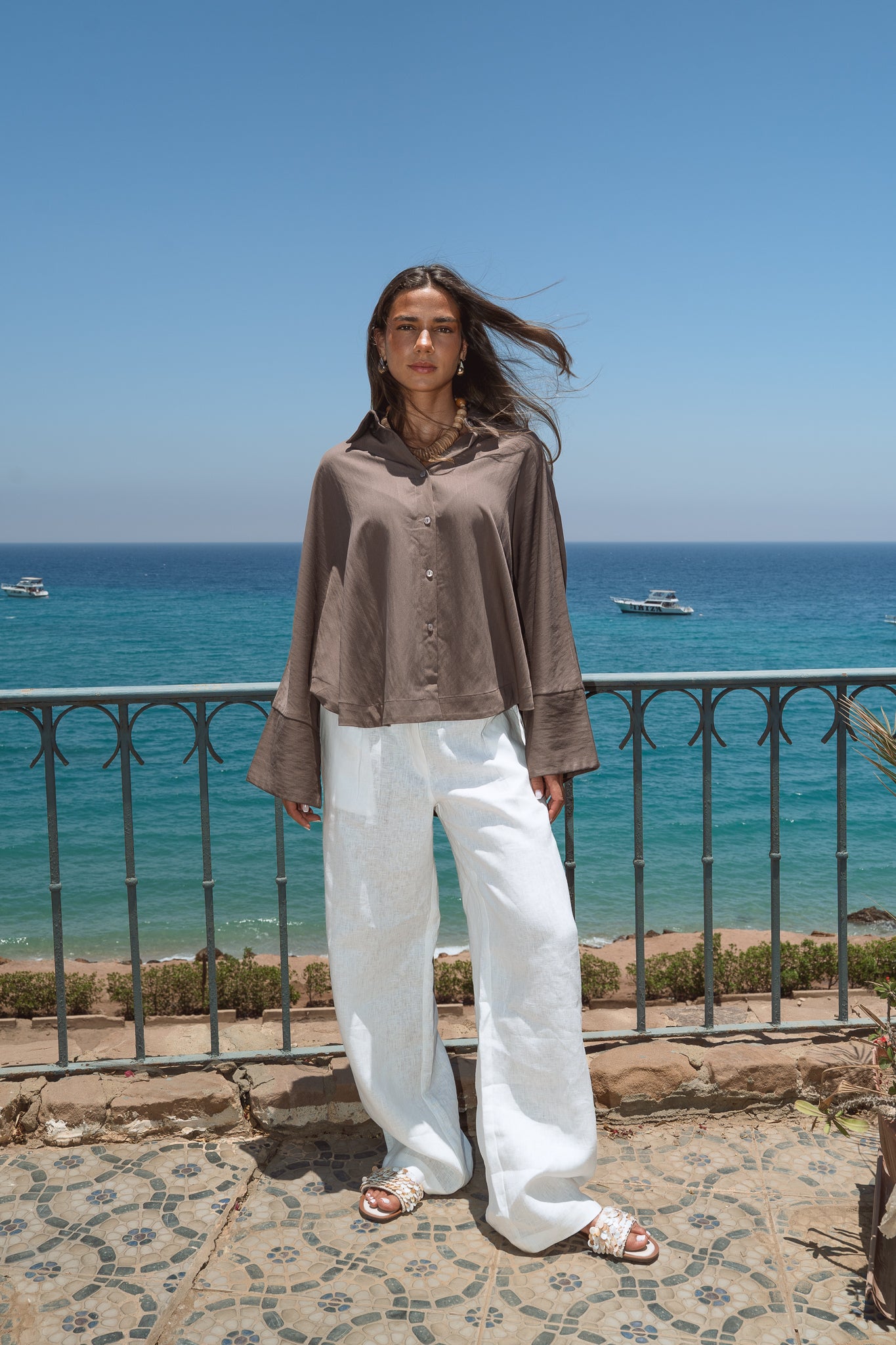 Salt Air Shirt in Café