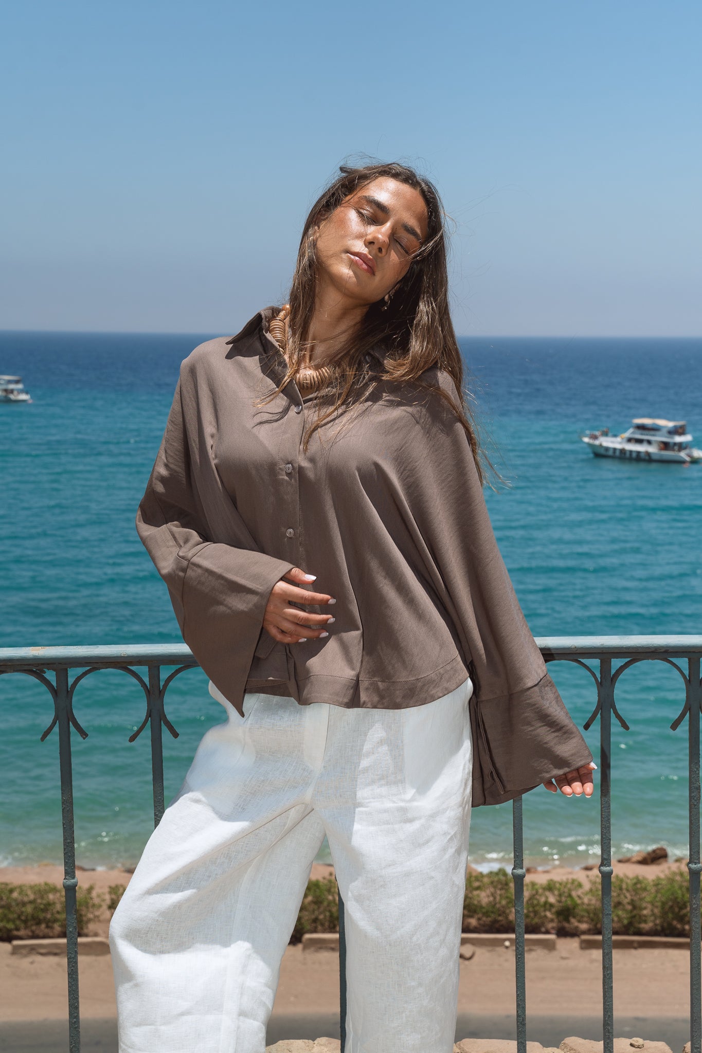 Salt Air Shirt in Café