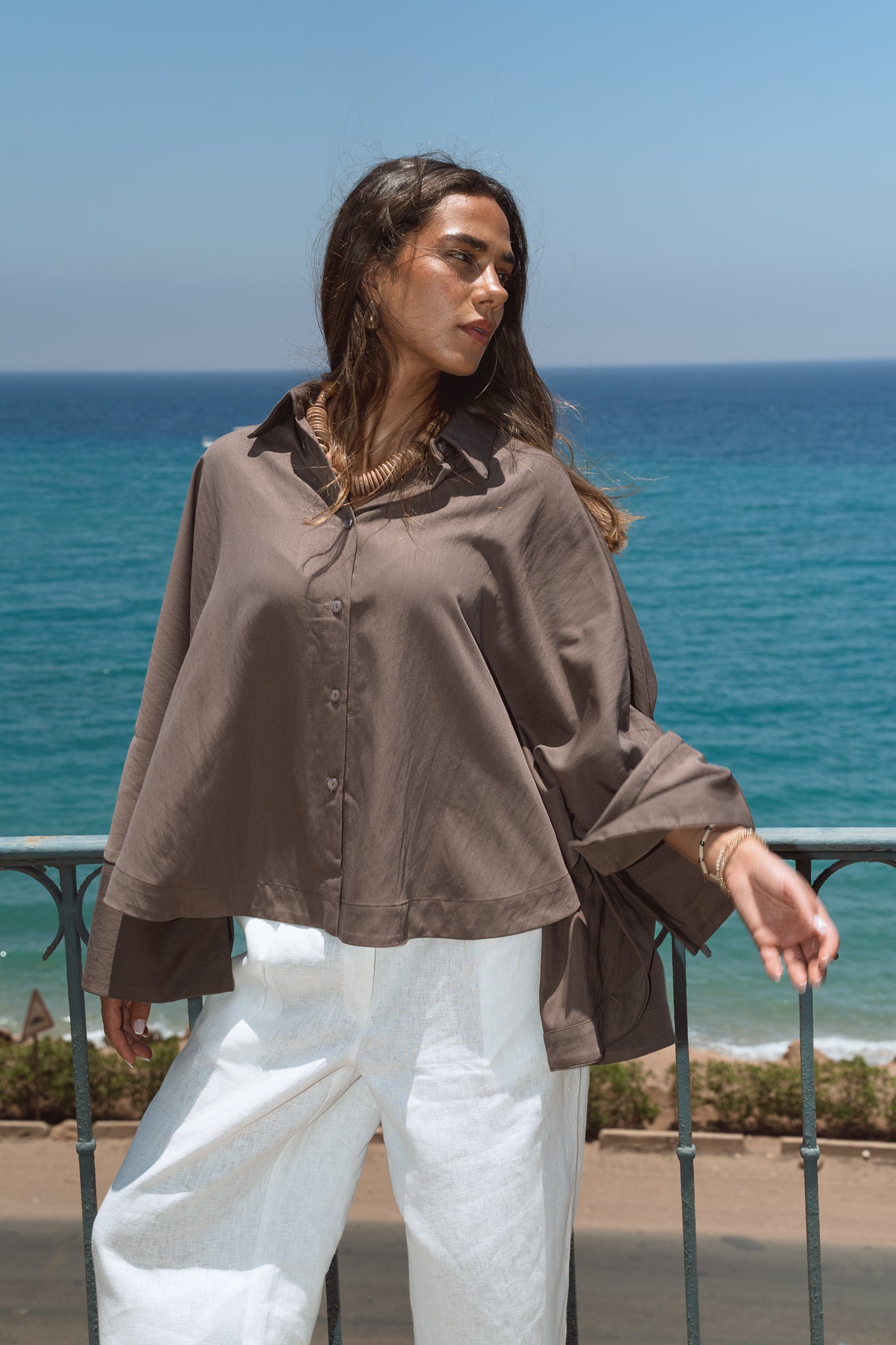 Salt Air Shirt in Café