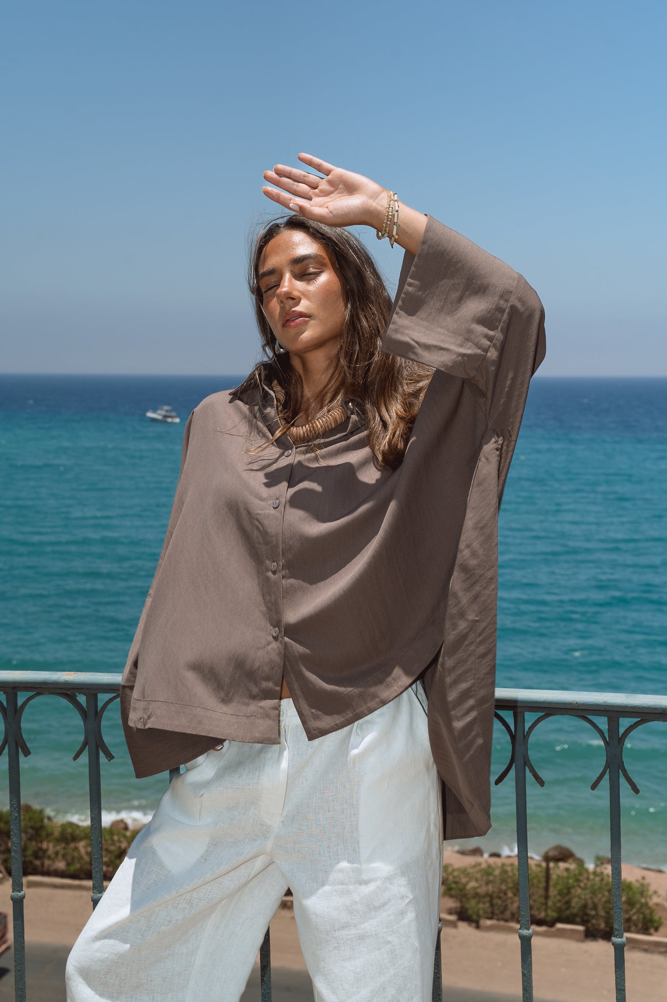Salt Air Shirt in Café