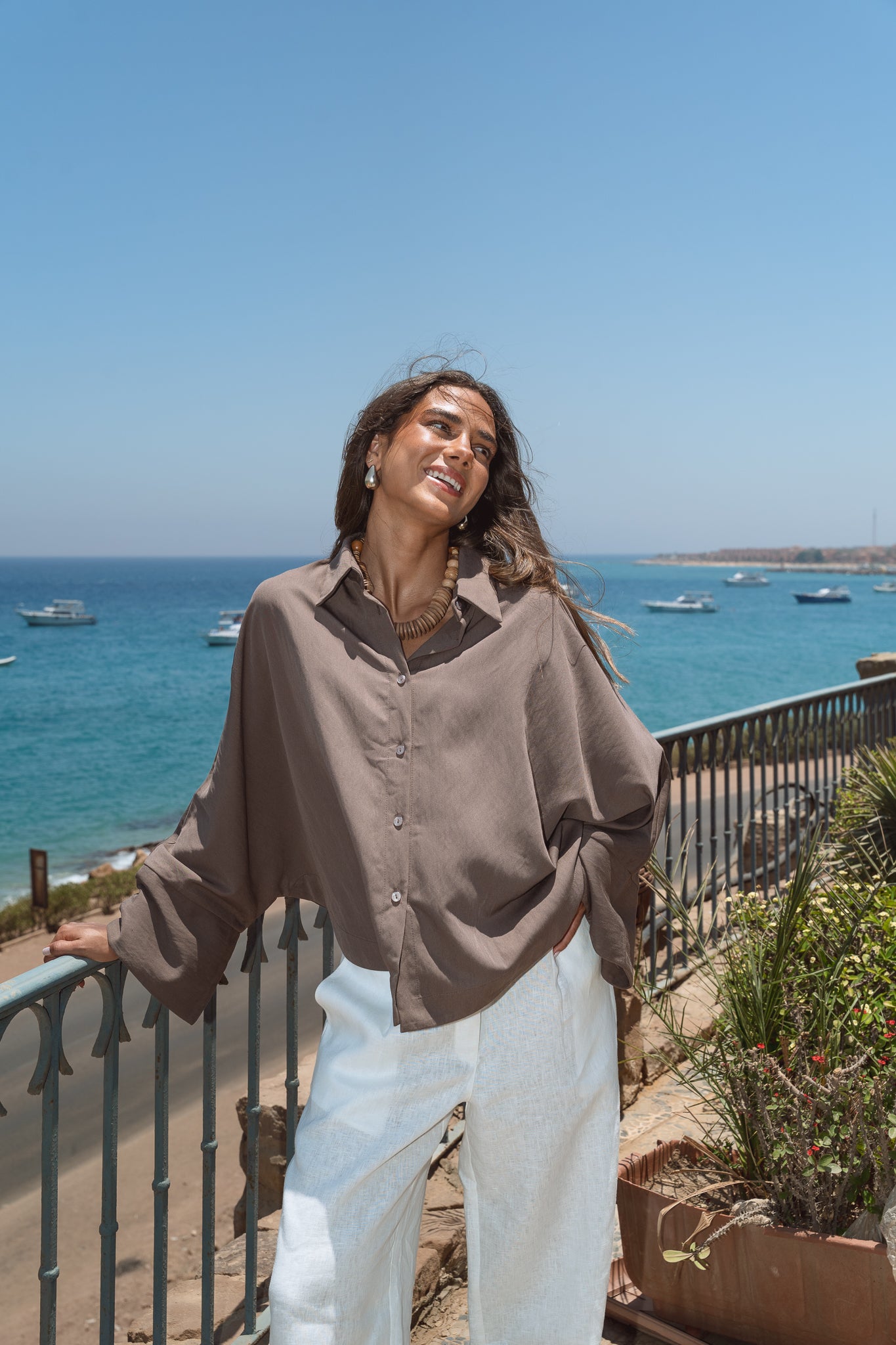 Salt Air Shirt in Café