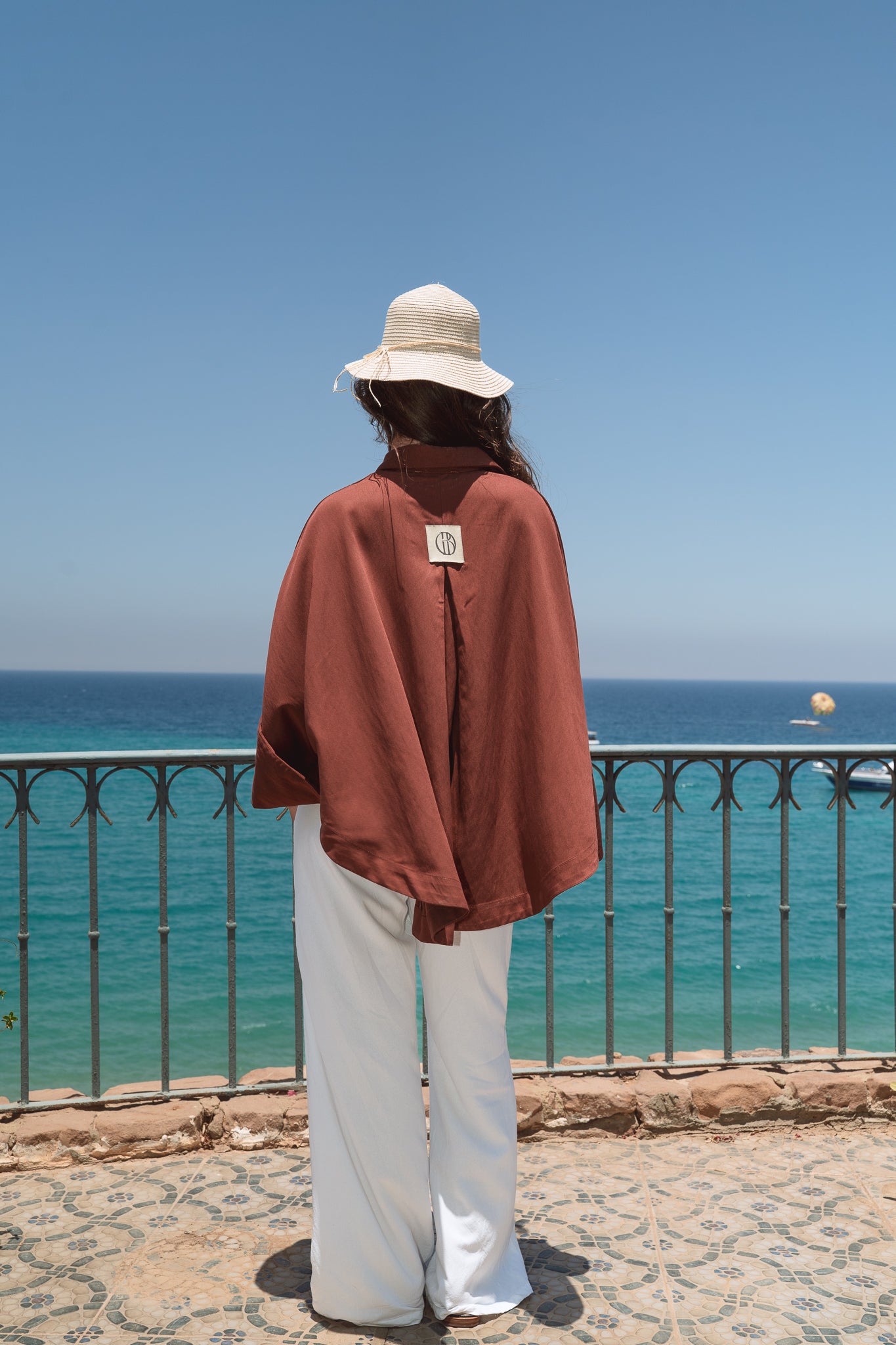 Salt Air Shirt in Brick