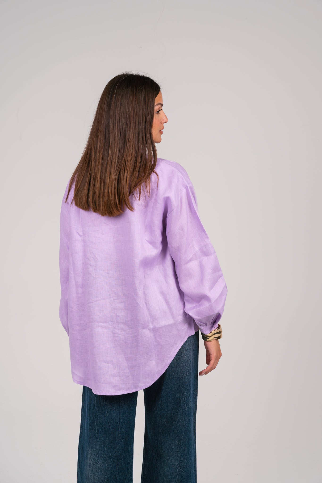 Golden hour shirt in Lilac