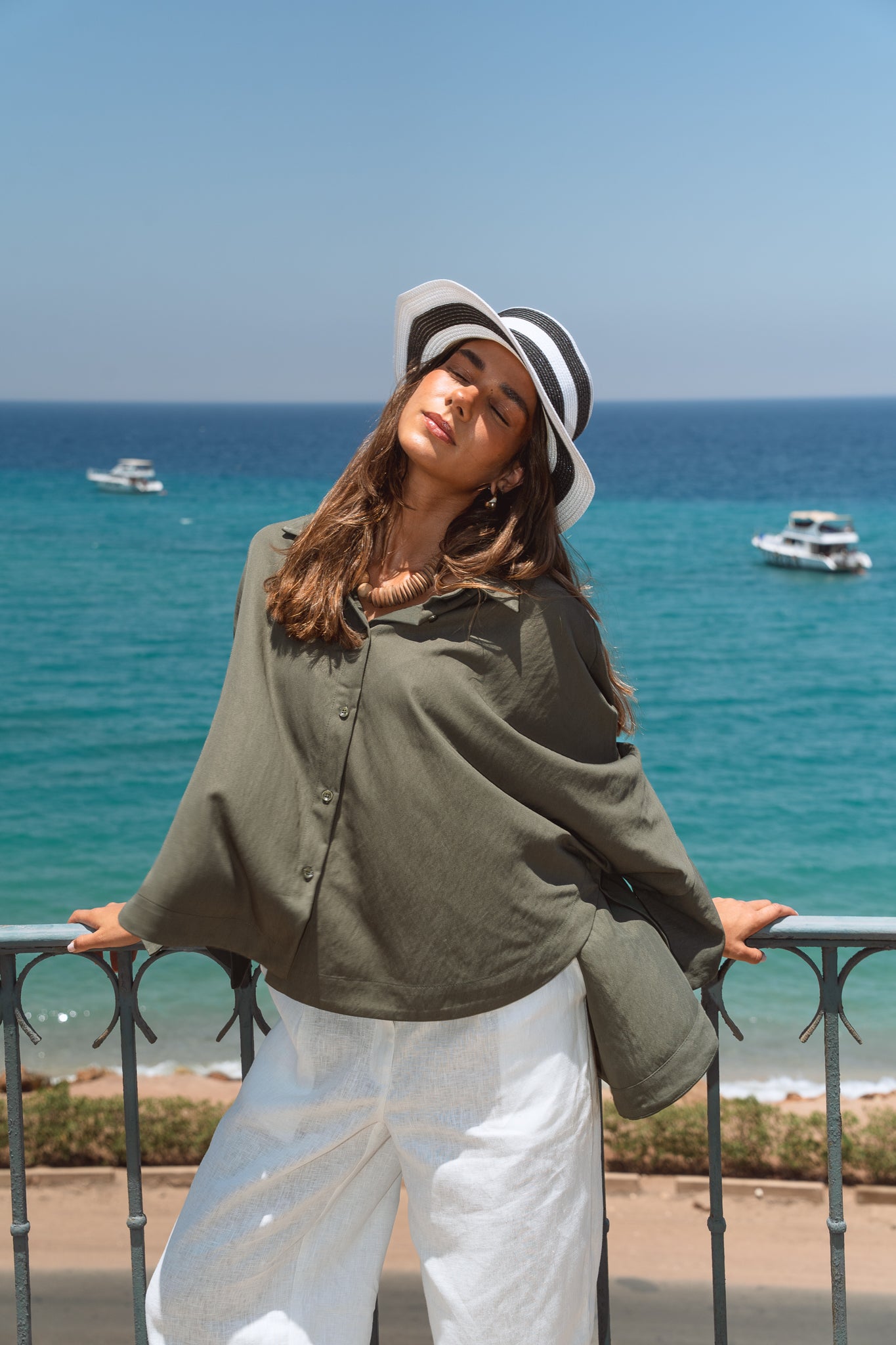 Salt Air Shirt in Olive