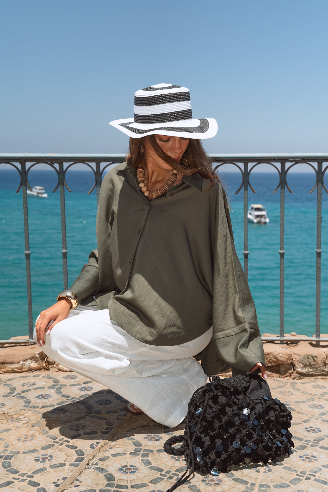 Salt Air Shirt in Olive