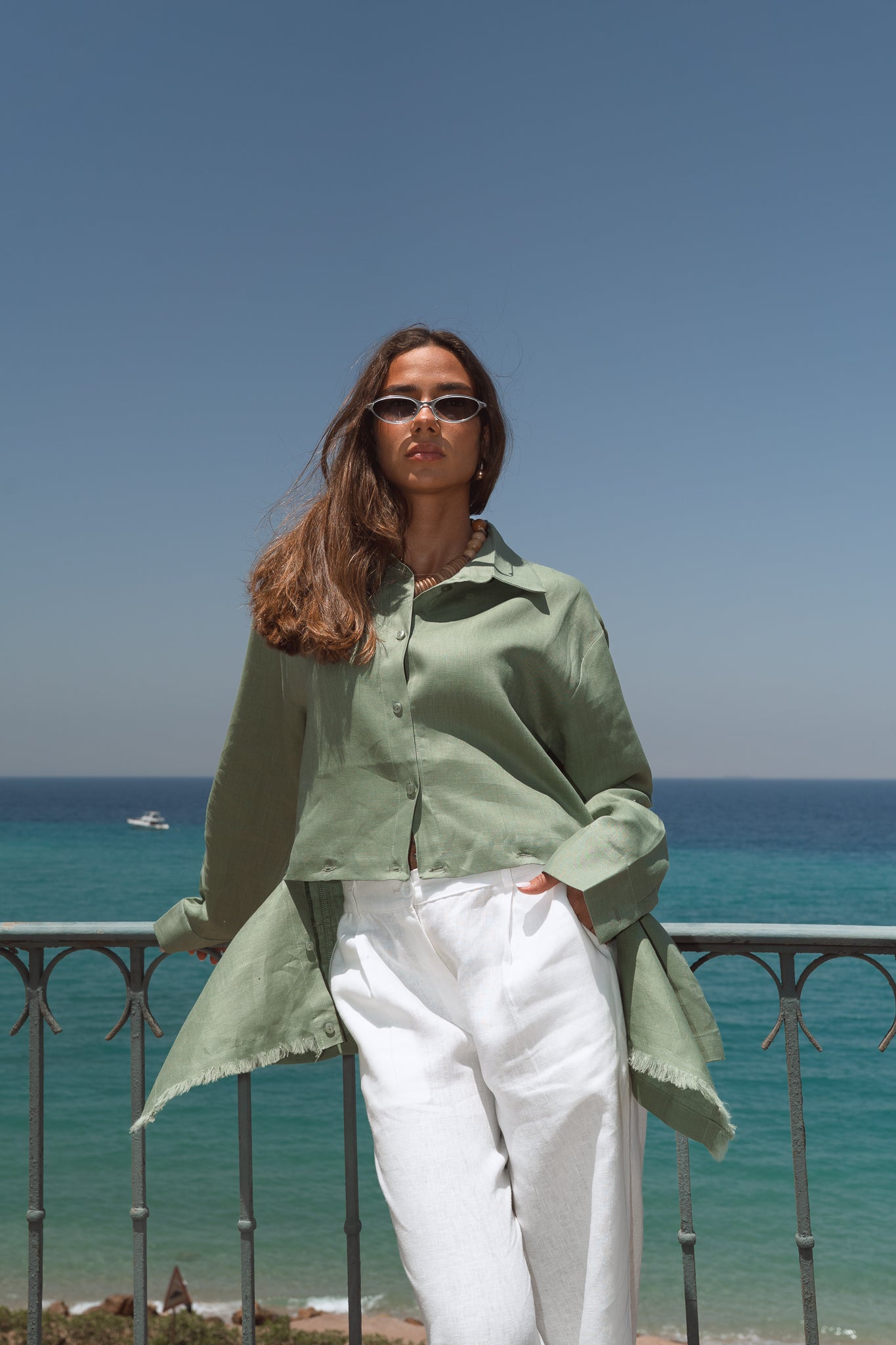Golden Muse in Olive