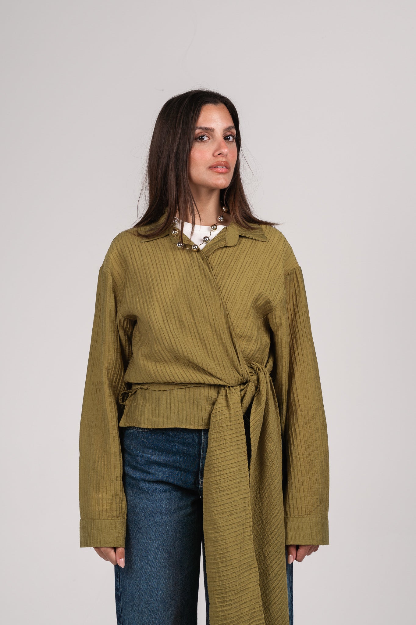 Keep it cool wrap shirt in Lime