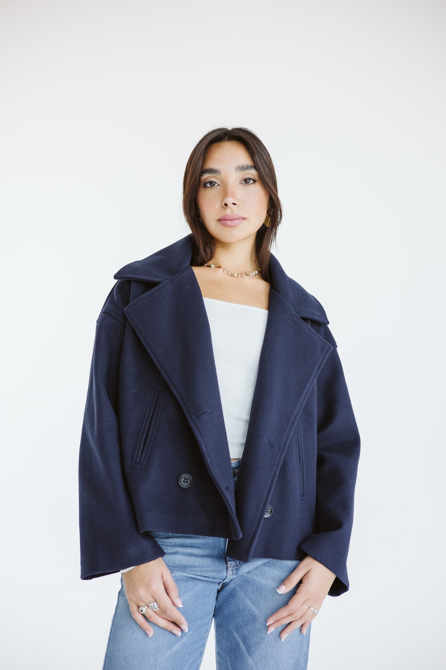 Snug jacket in Navy