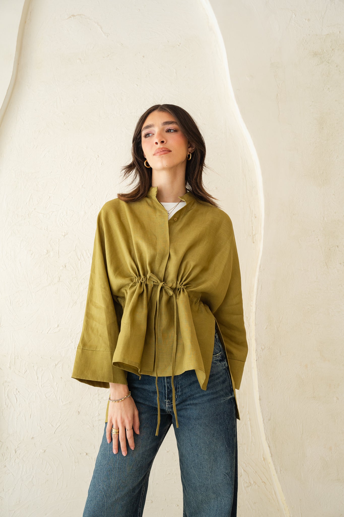 Sun-Kissed Blouse in Lime