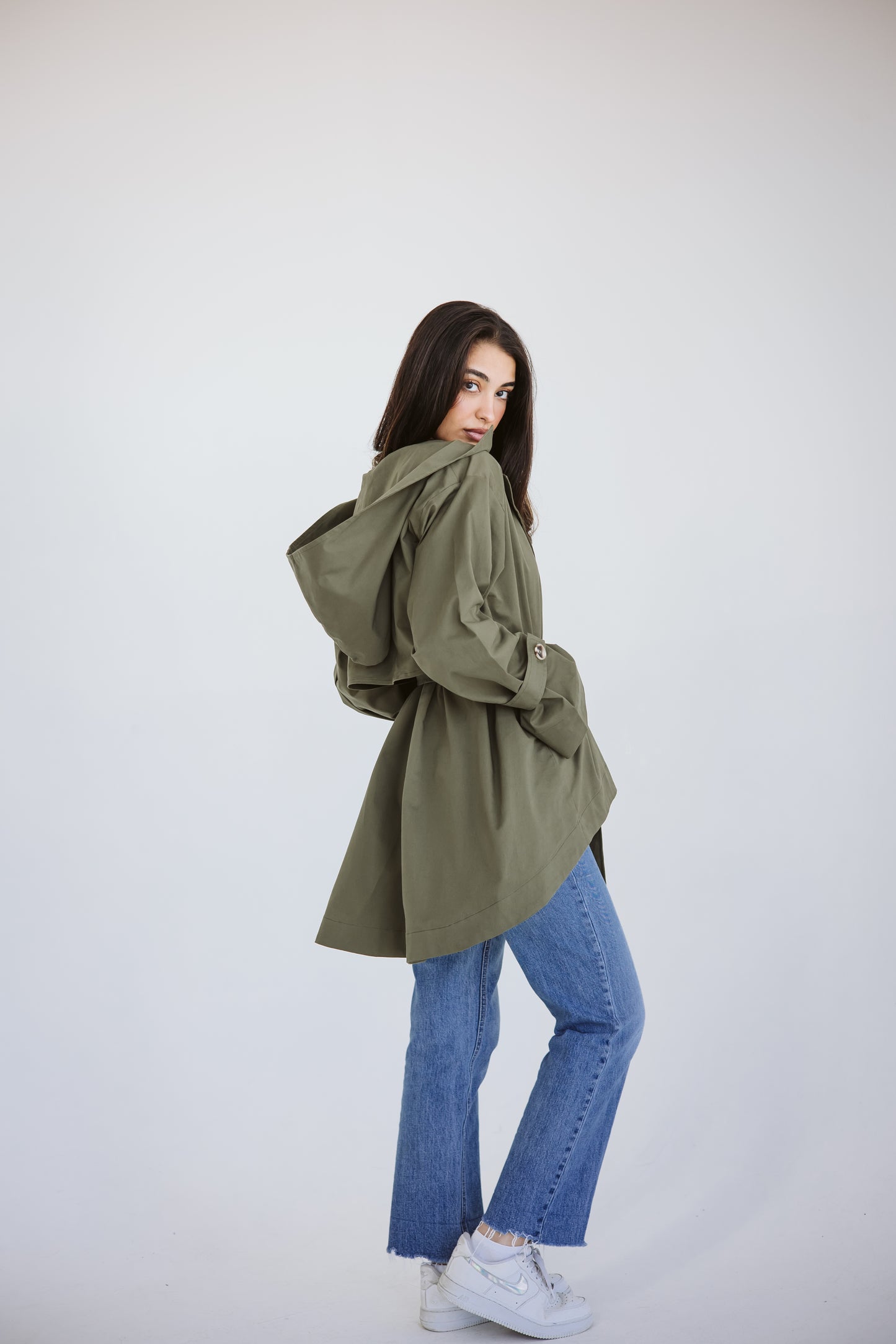 Luca jacket in olive ( preorder & receive in 10 to 15 days)