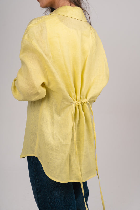 Wrap it shirt in Yellow