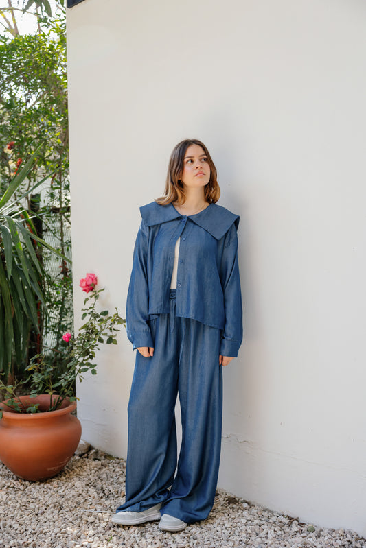 Denim set- Dark shade