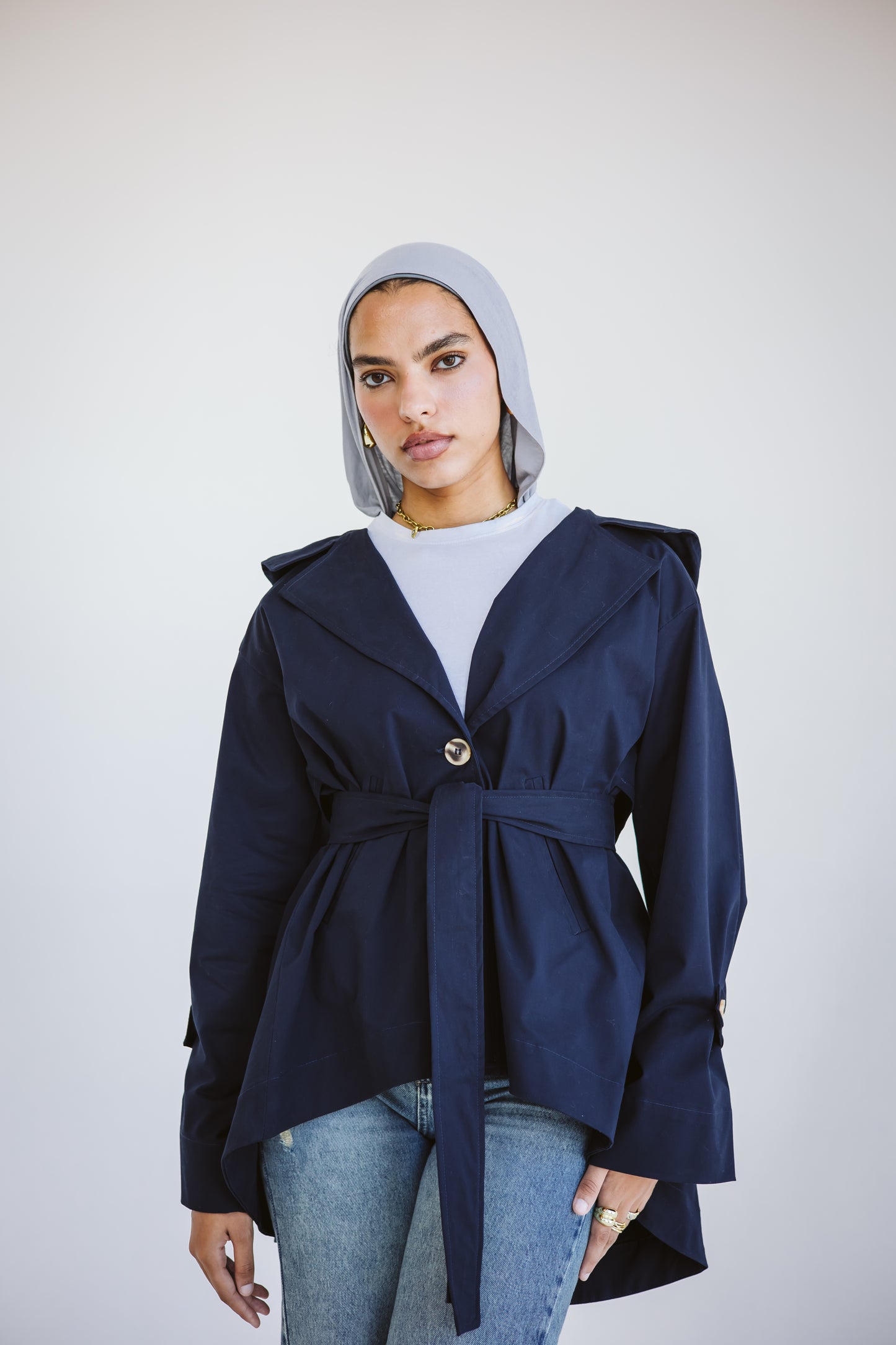 Luca jacket in Navy