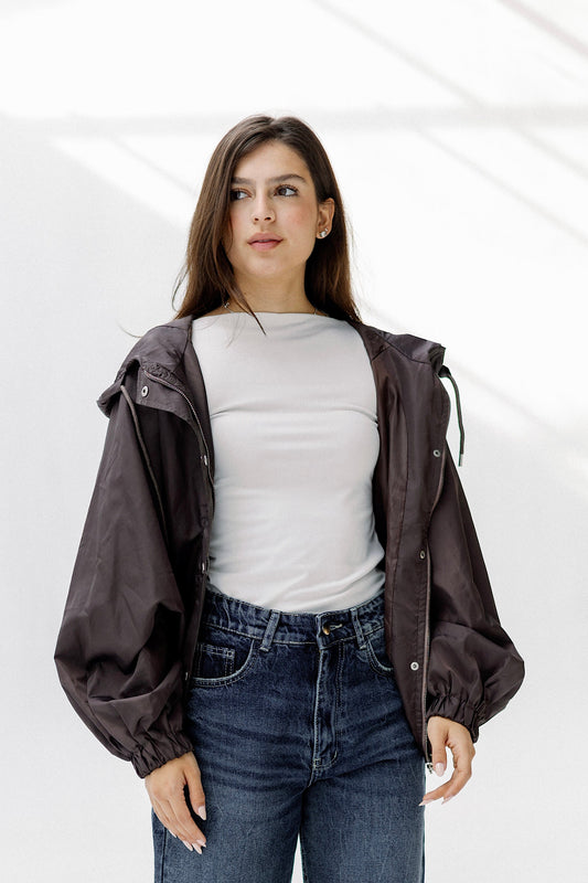 Waterproof Jacket in Brown