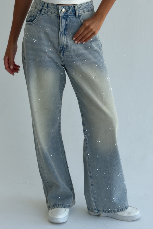 Catwalk Studded Denim Pants